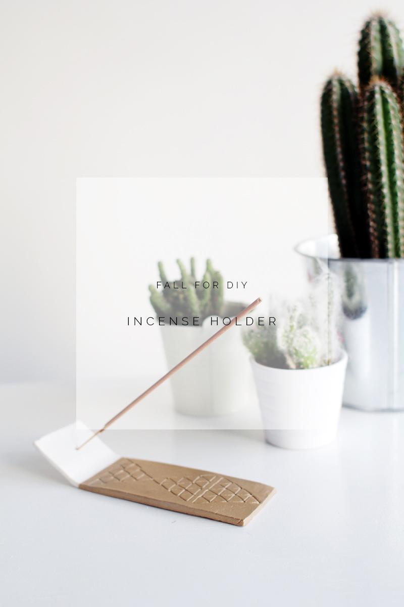 Fall For DIY Incense Holder tutorial