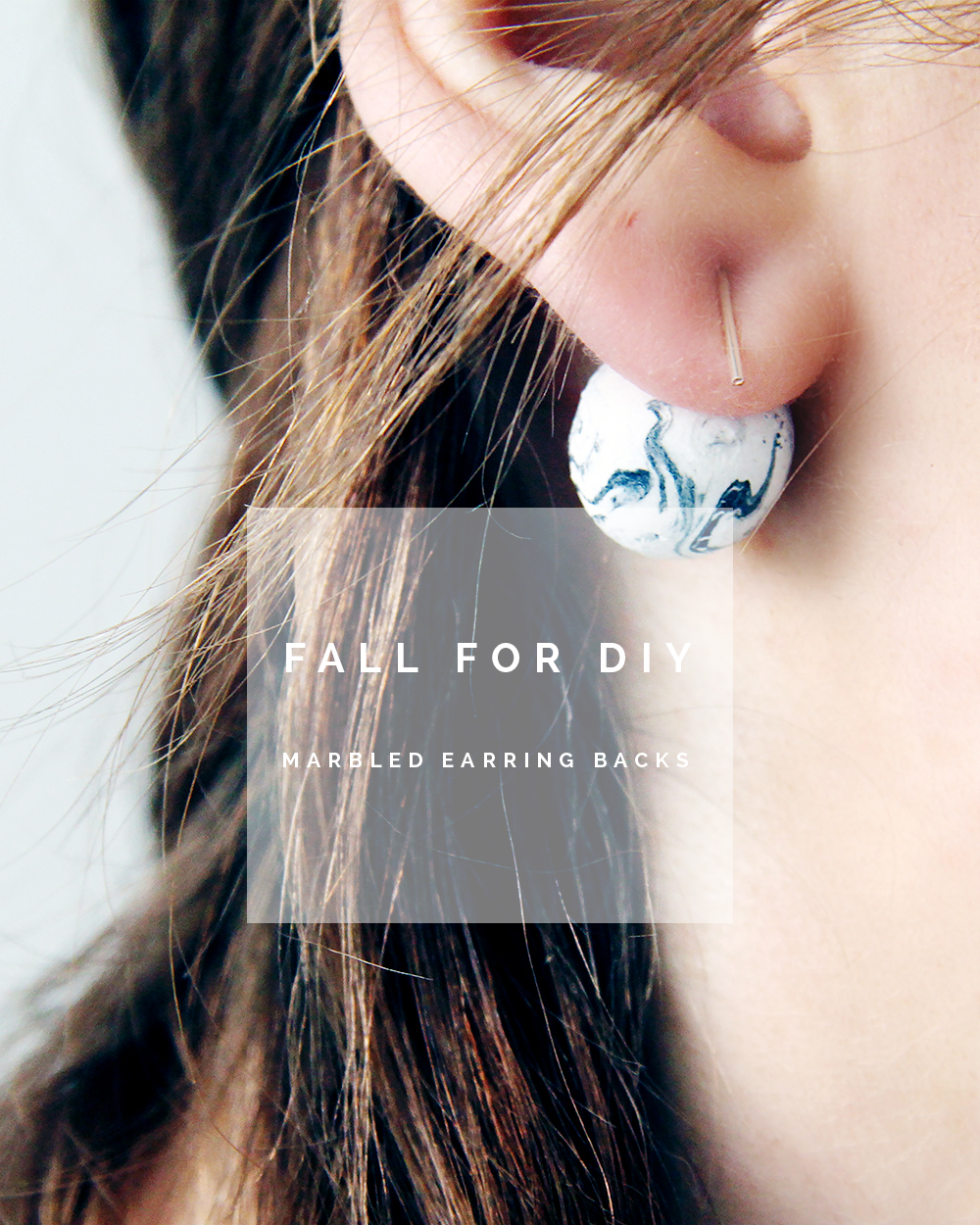 DIY Marbled Earrings