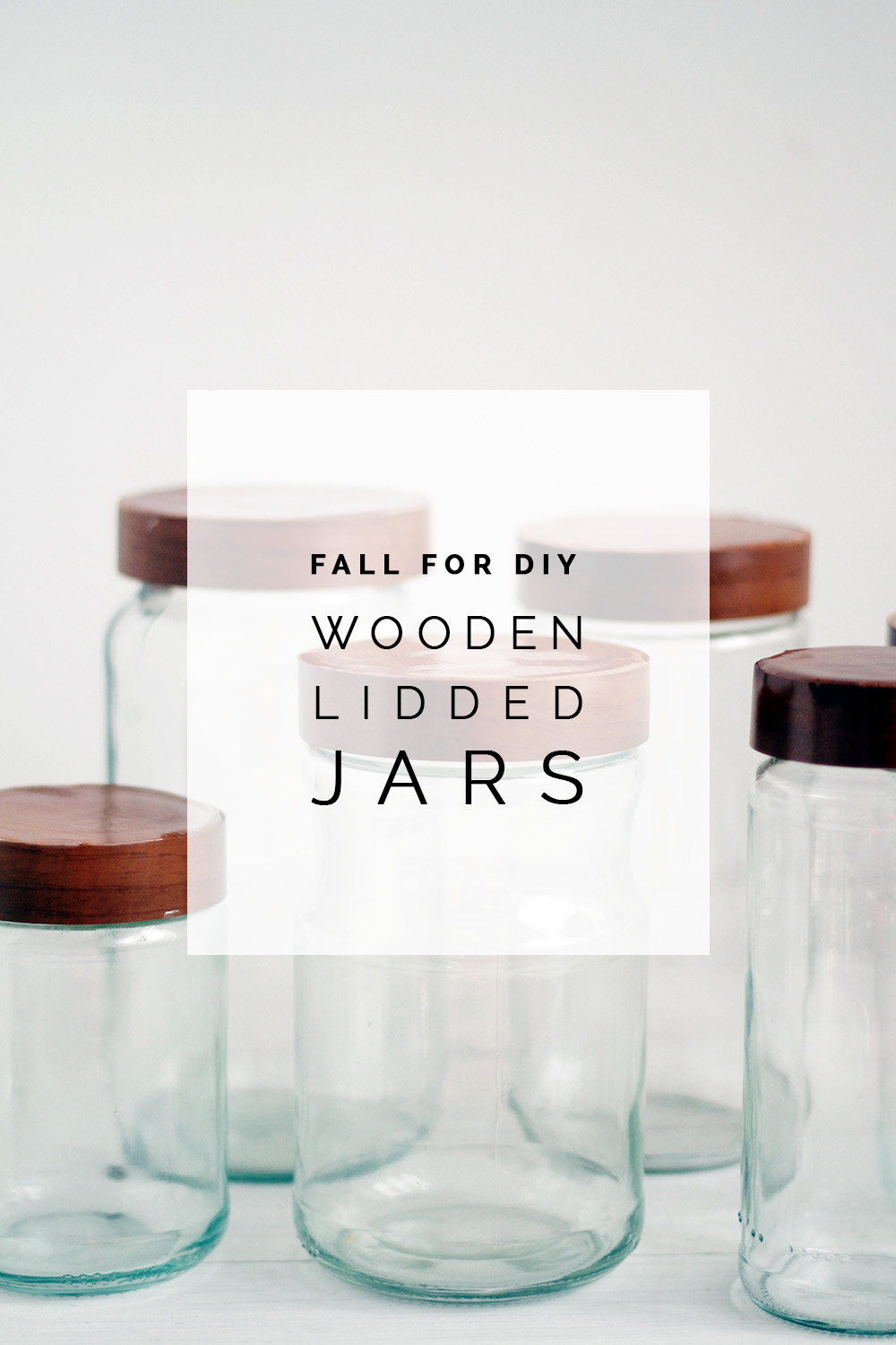 DIY Wooden Jar Lids