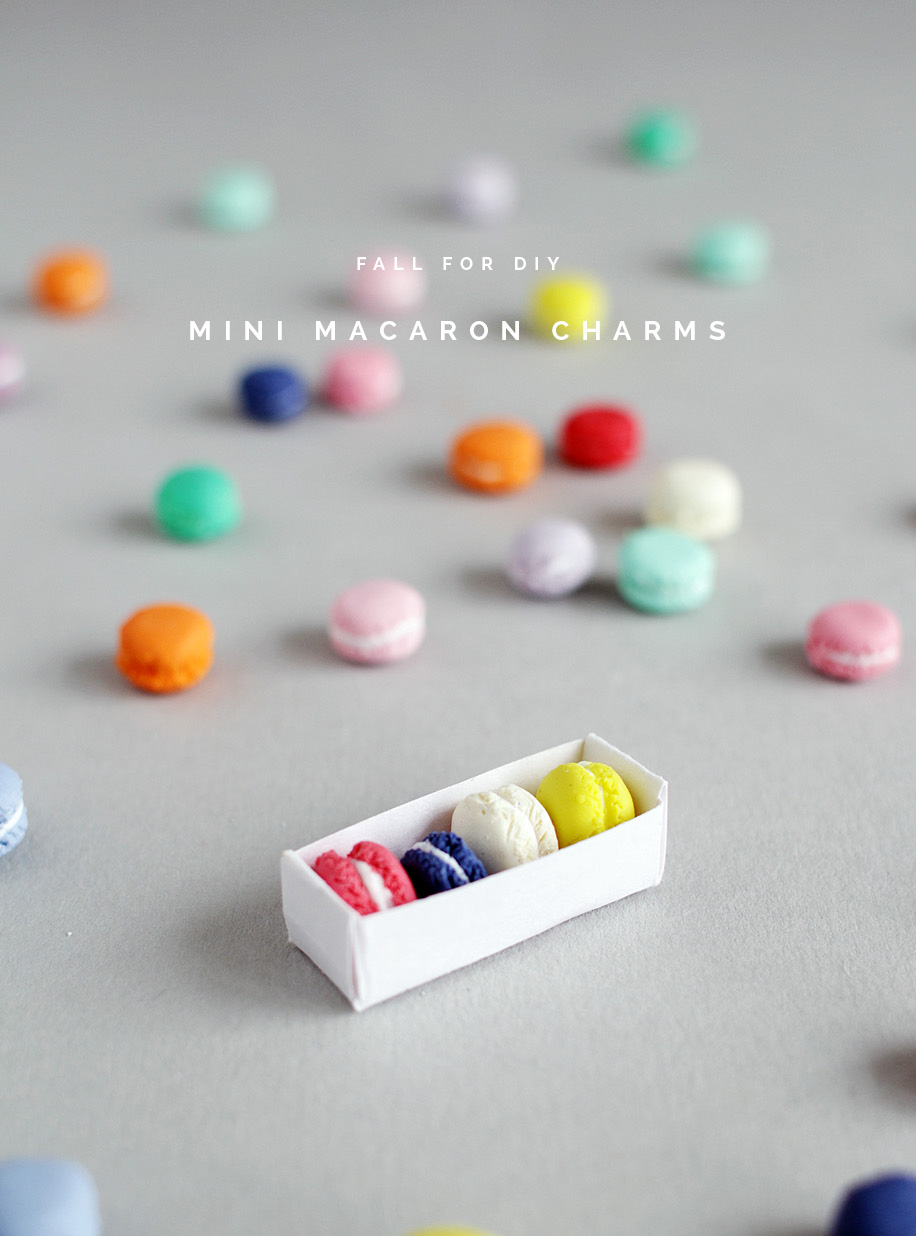 Fall For DIY Mini Macaron Charms