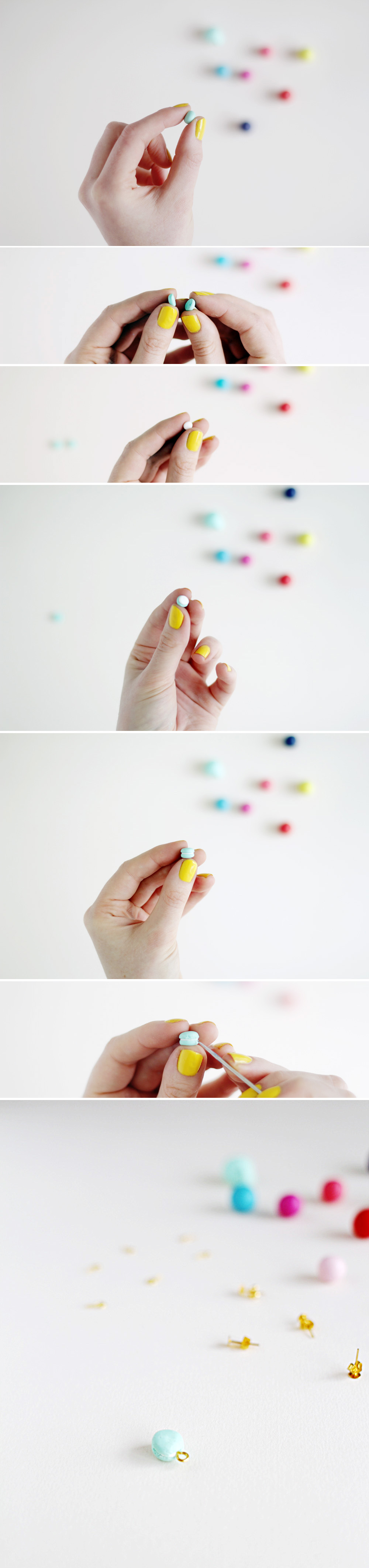 DIY Mini Macaron Charms