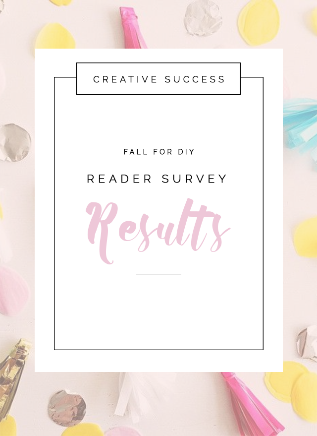 Reader Survey Results @fallfordiy