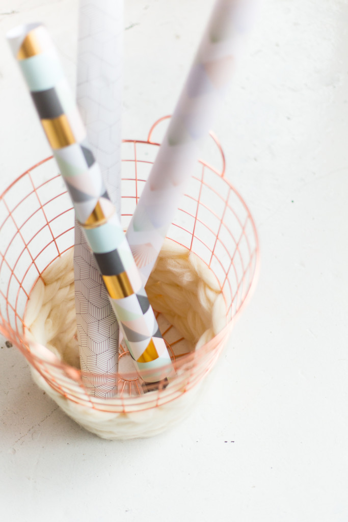 DIY Wool Woven Paper Basket Tutorial | @fallfordiy