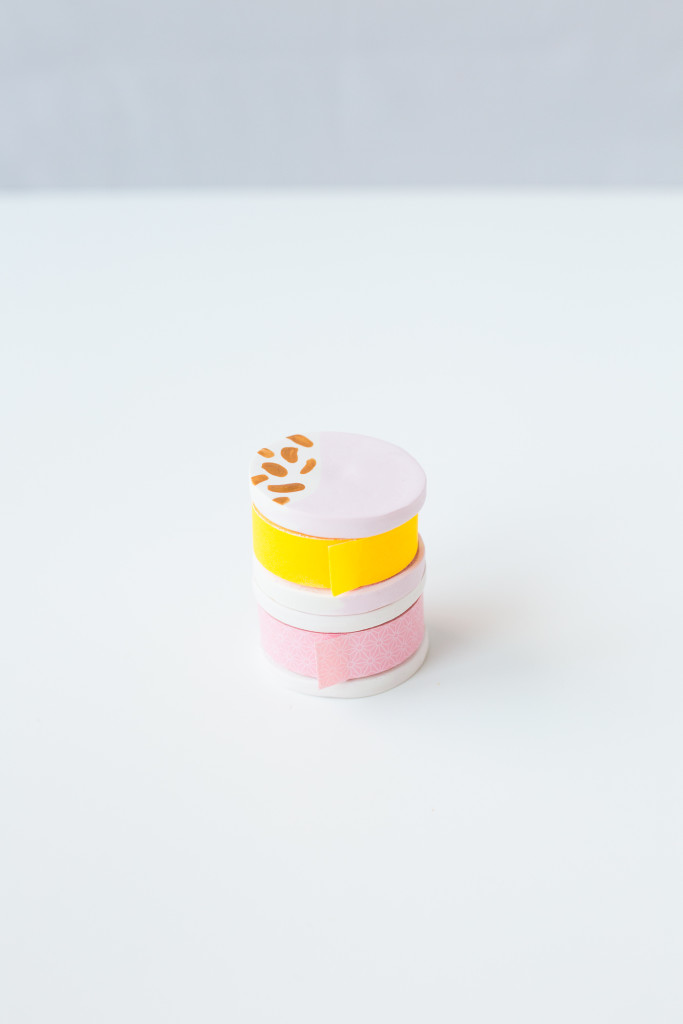 Washi Tape Holder with FIMO | @wemakecollective & @fallfordiy