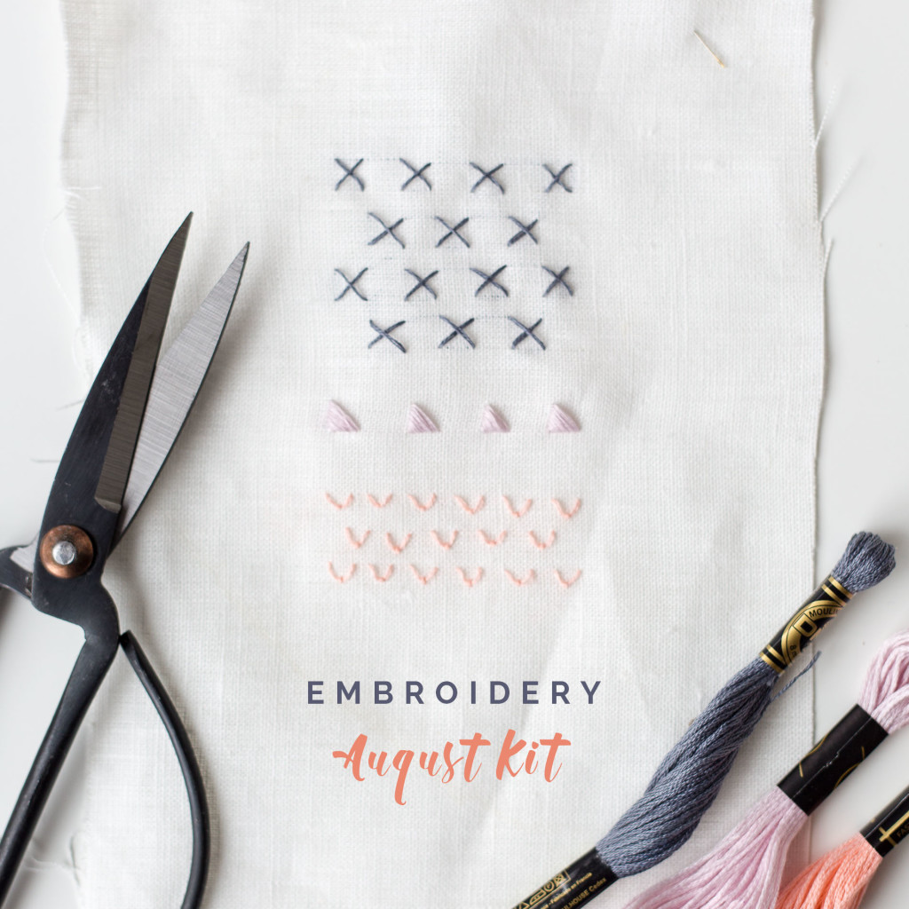 Embroidery kit August
