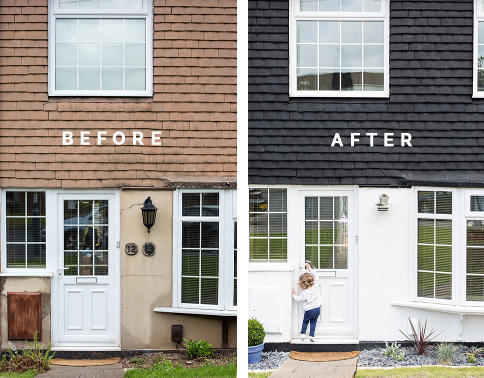 Home Entrance before & After | @fallfordiy