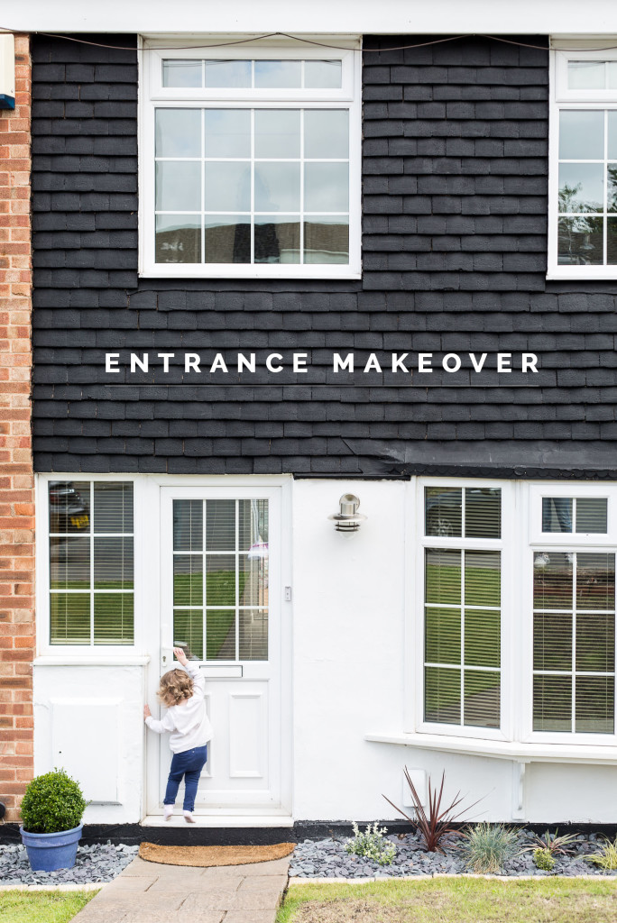 Entrance makeover before and After with B&Q | @fallfordiy