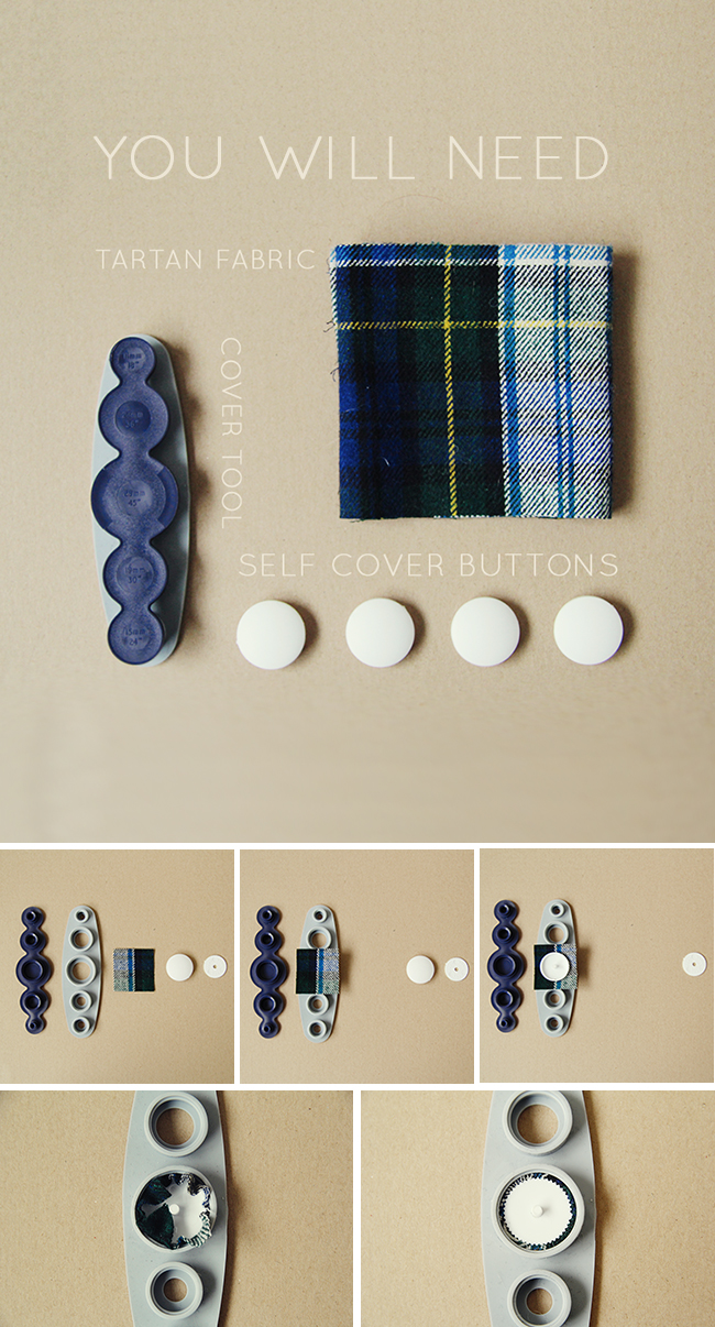 DIY Button Cover Tutorial: How to Cover Buttons with Fabric