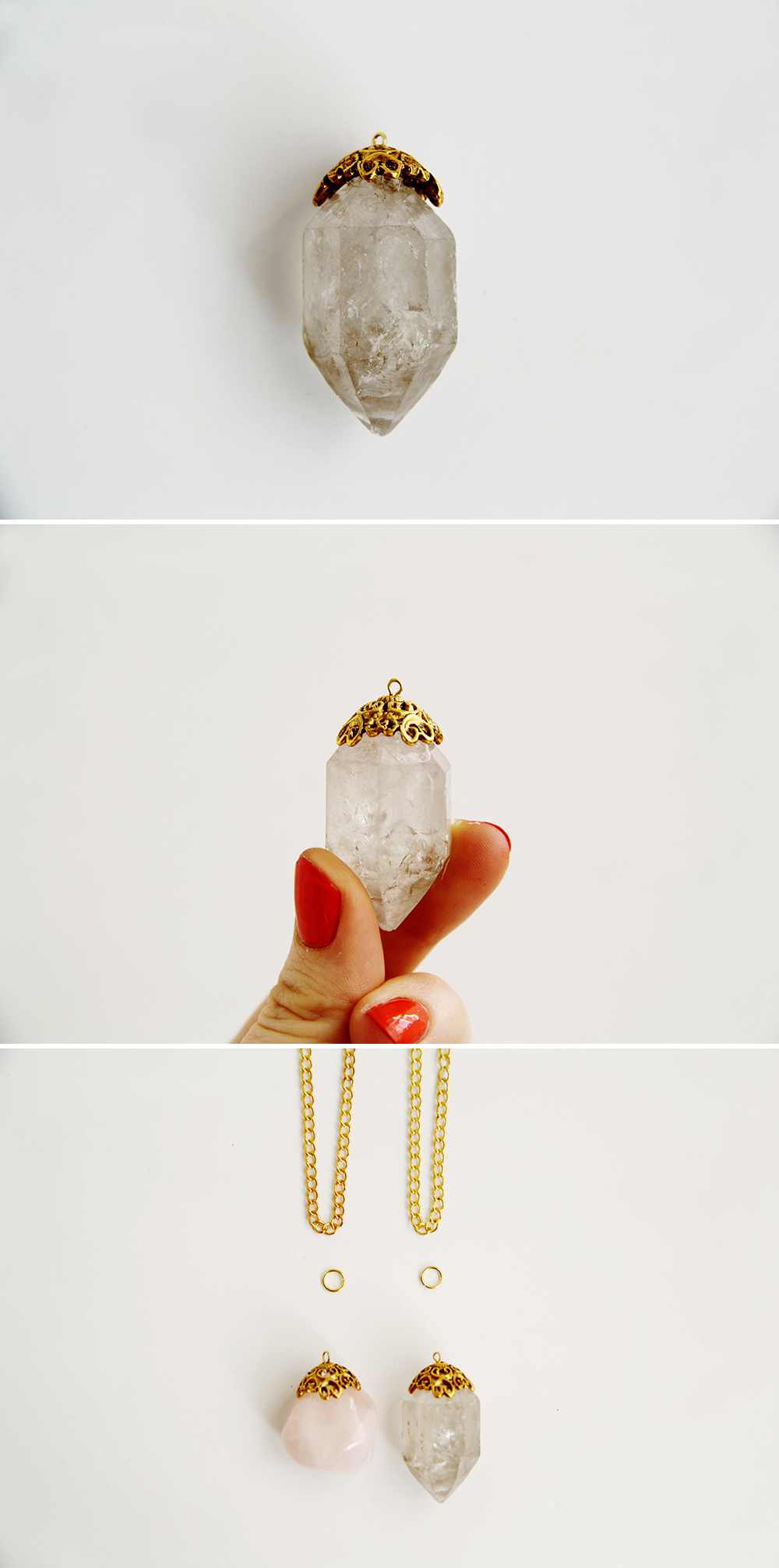 Fall For DIY Decadent Crystal Necklace tutorial