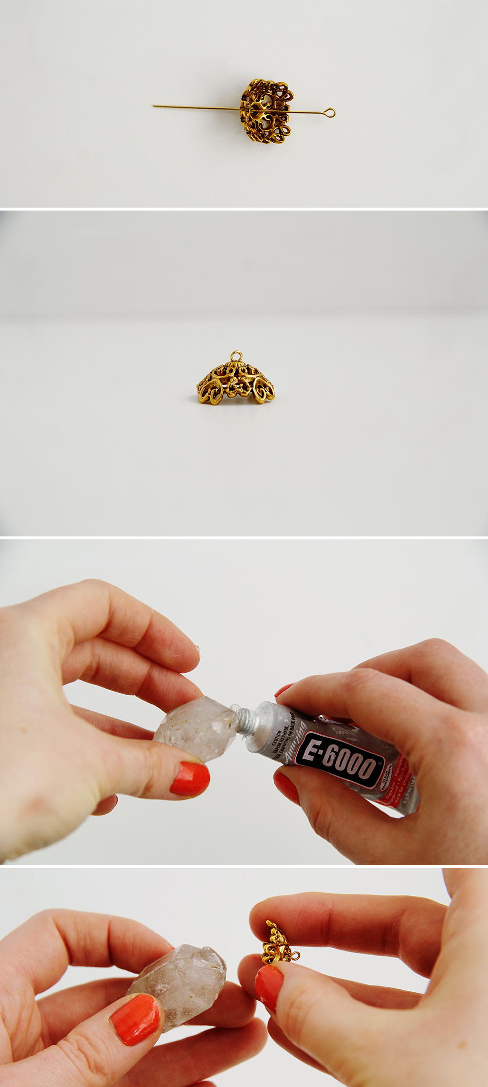 Fall For DIY Decadent Crystal Necklaces tutorial