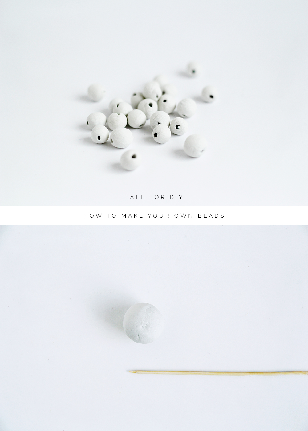 DIY Air Dry Clay Beads  5 Easy Ways to Make Air Dry Clay Beads