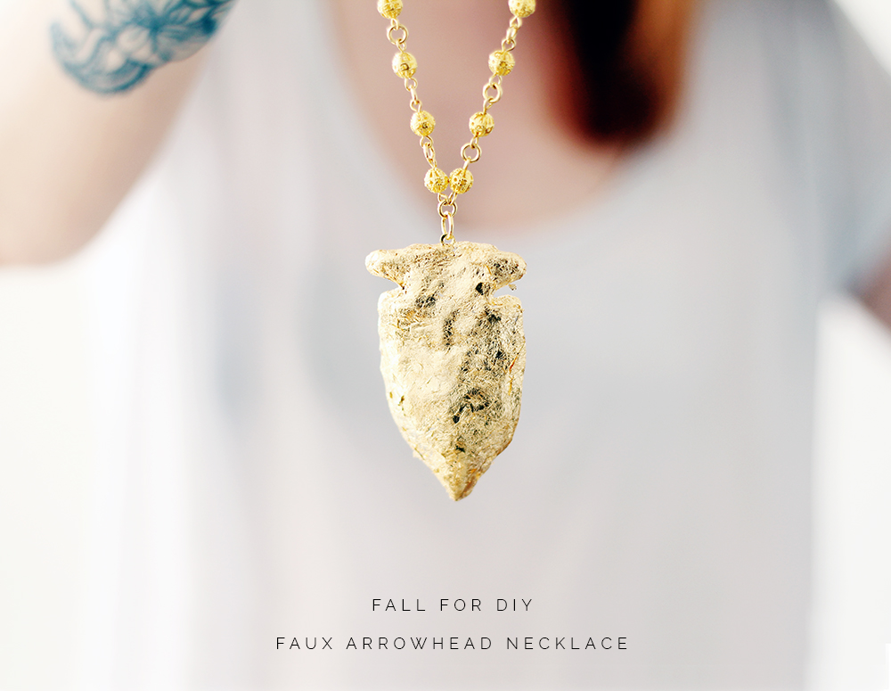 Arrowhead clearance necklace diy