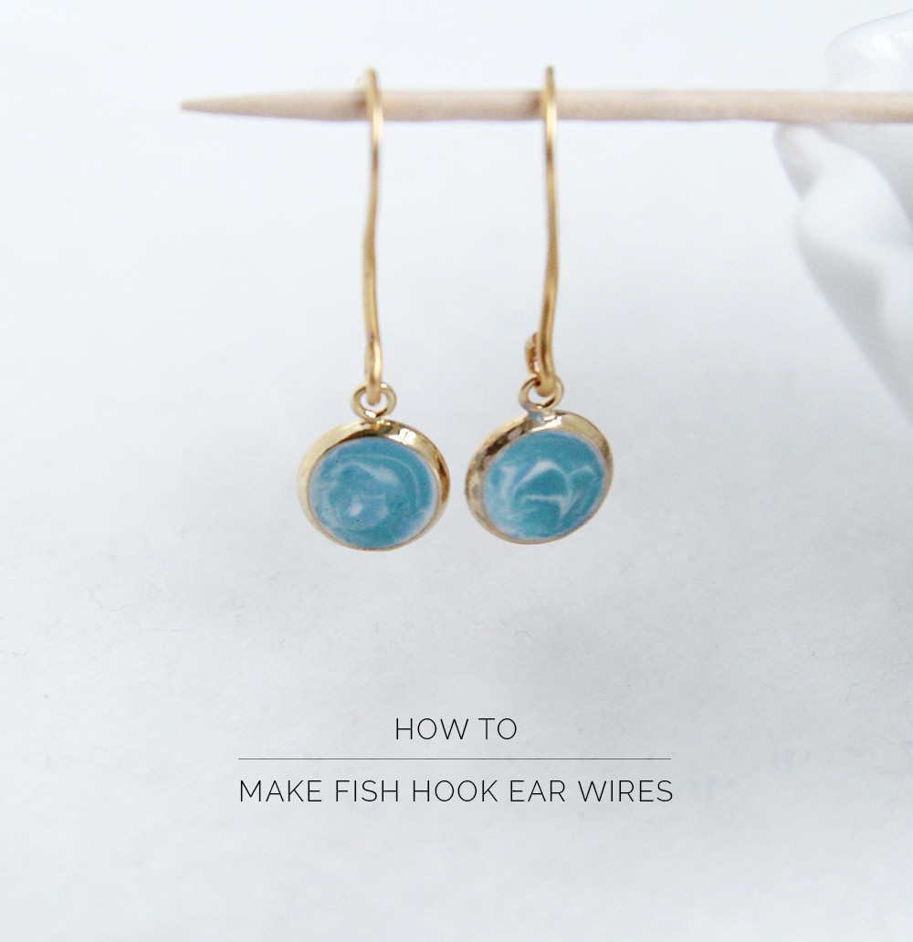 How to make different ear wire hook styles, a free step by step