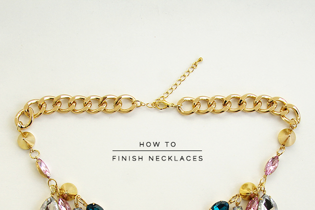 DIY Decadent Crystal Necklace