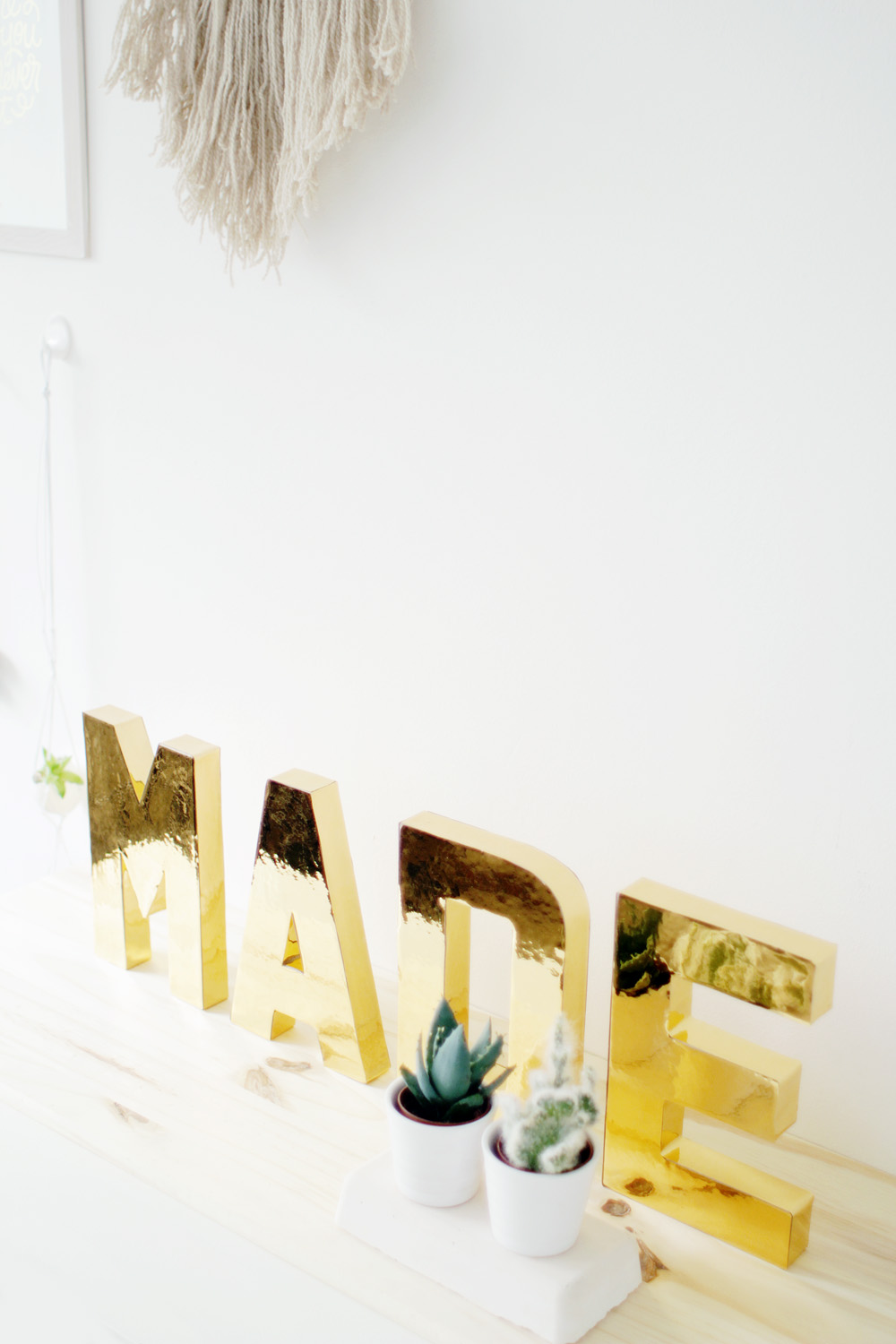 Fall For DIY Gold Letters 10