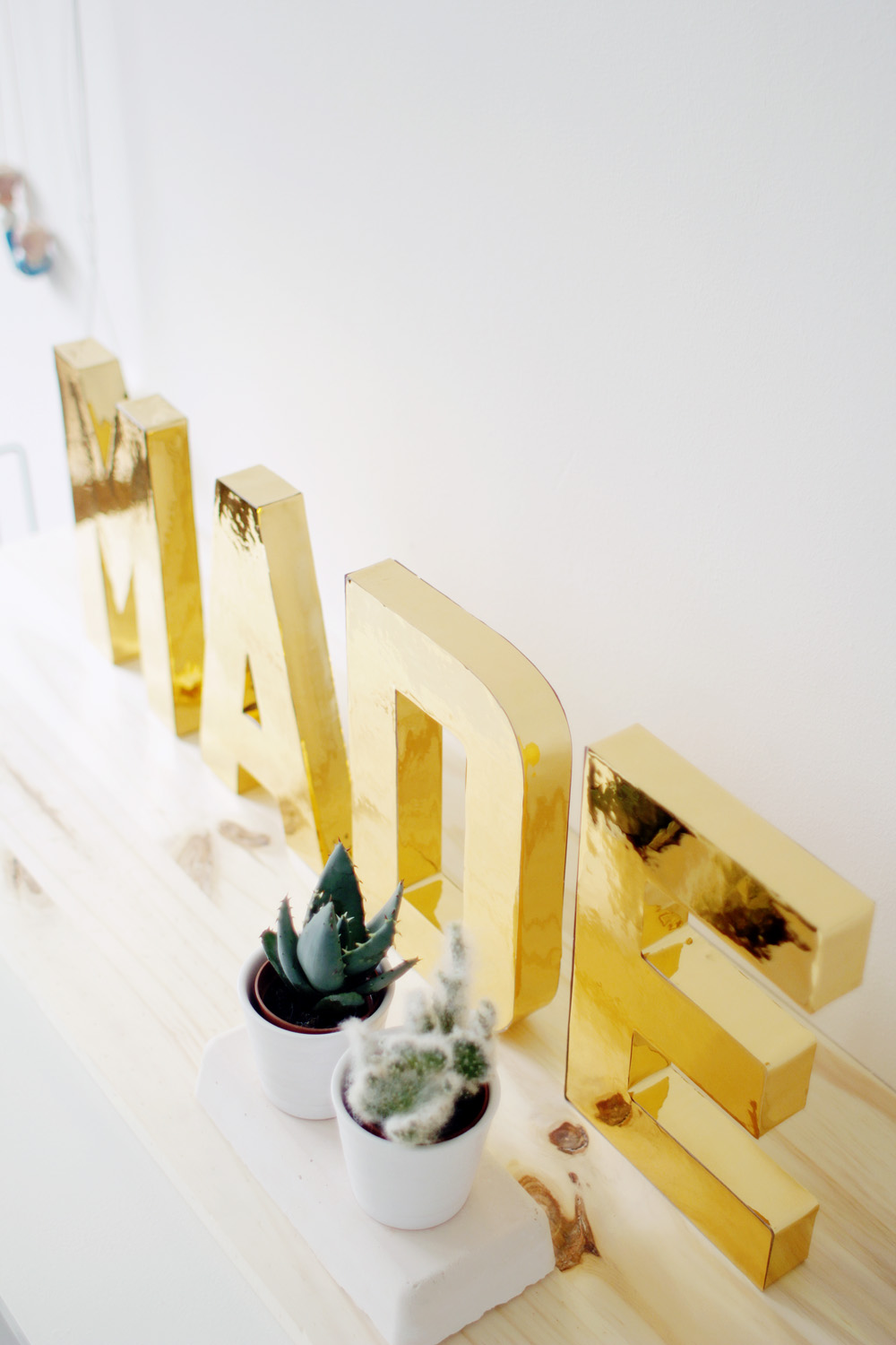 Fall For DIY Gold Letters 12