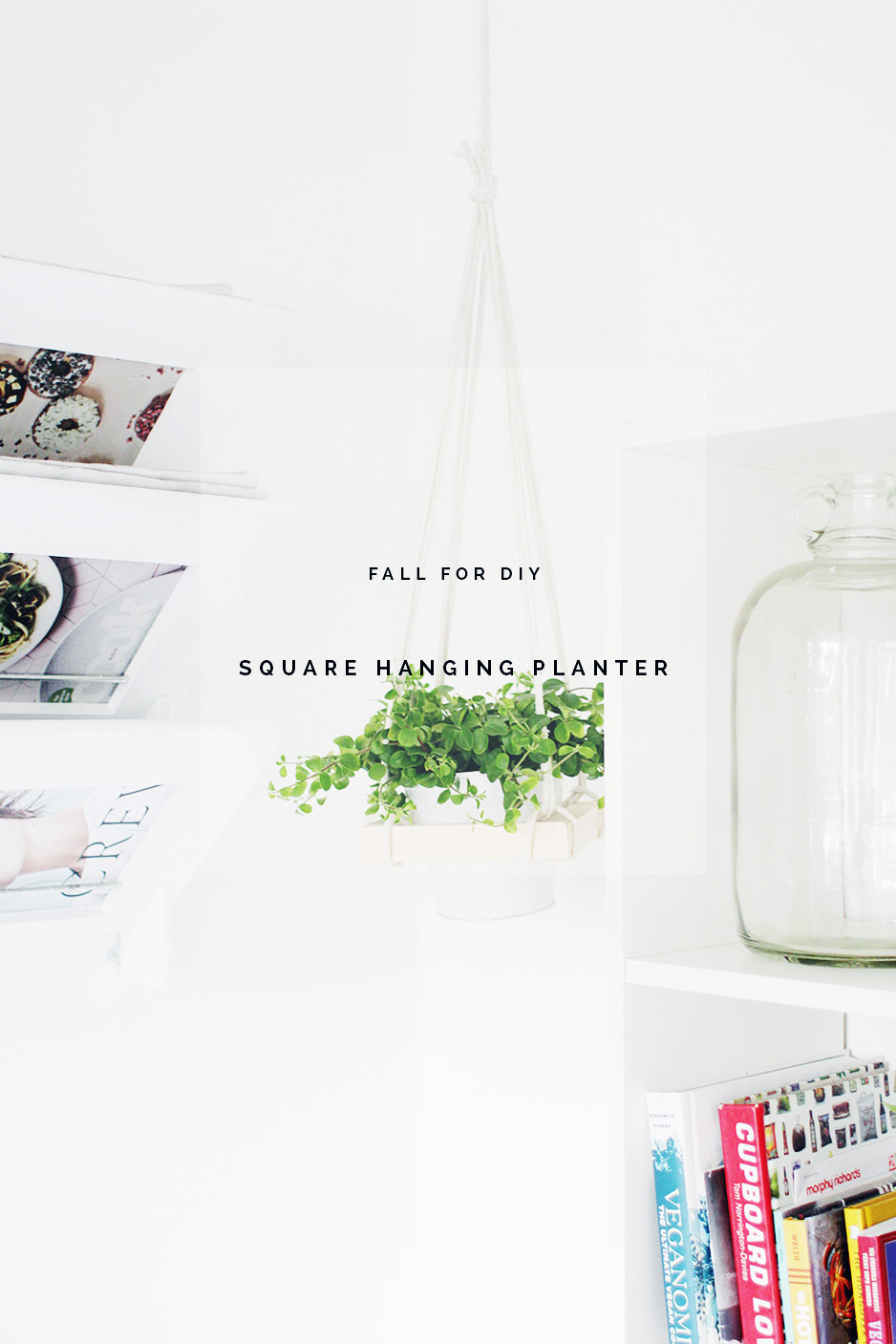 Fall For DIY Sqaure Hanging Planter DIY