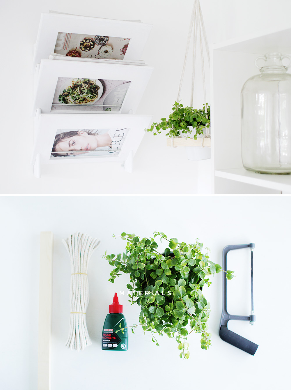 Fall For DIY Sqaure Hanging Planter Materials
