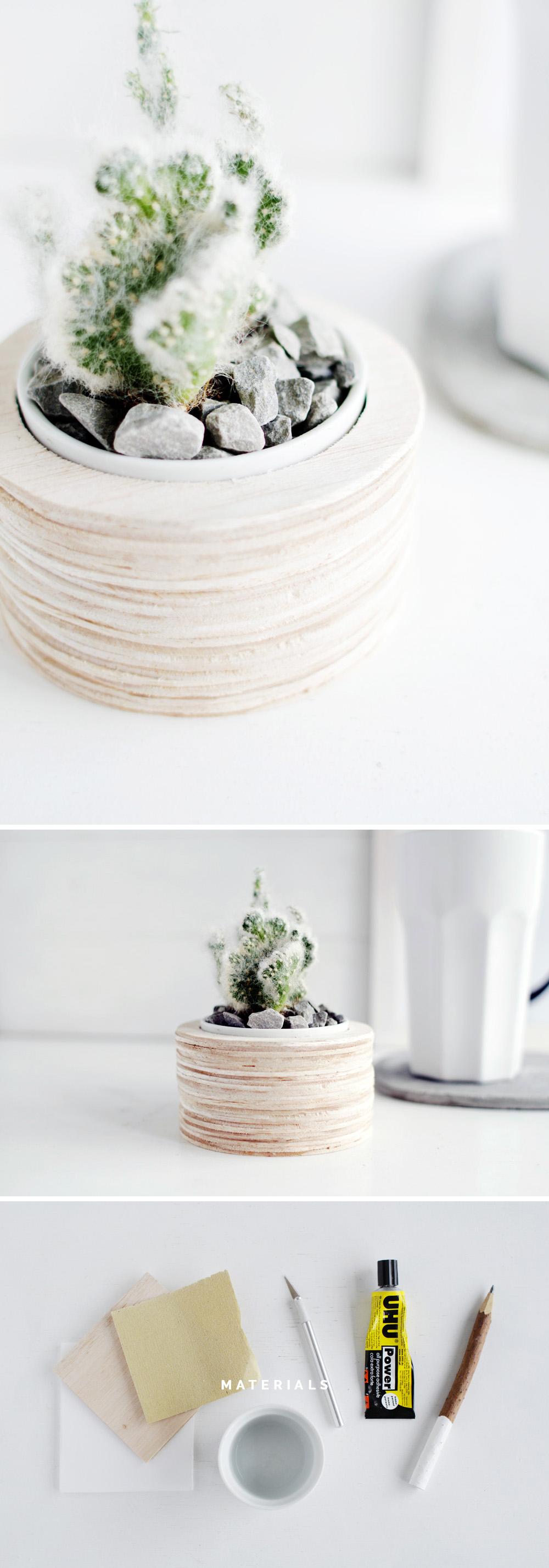 DIY Balsa Wood Planters - BREPURPOSED