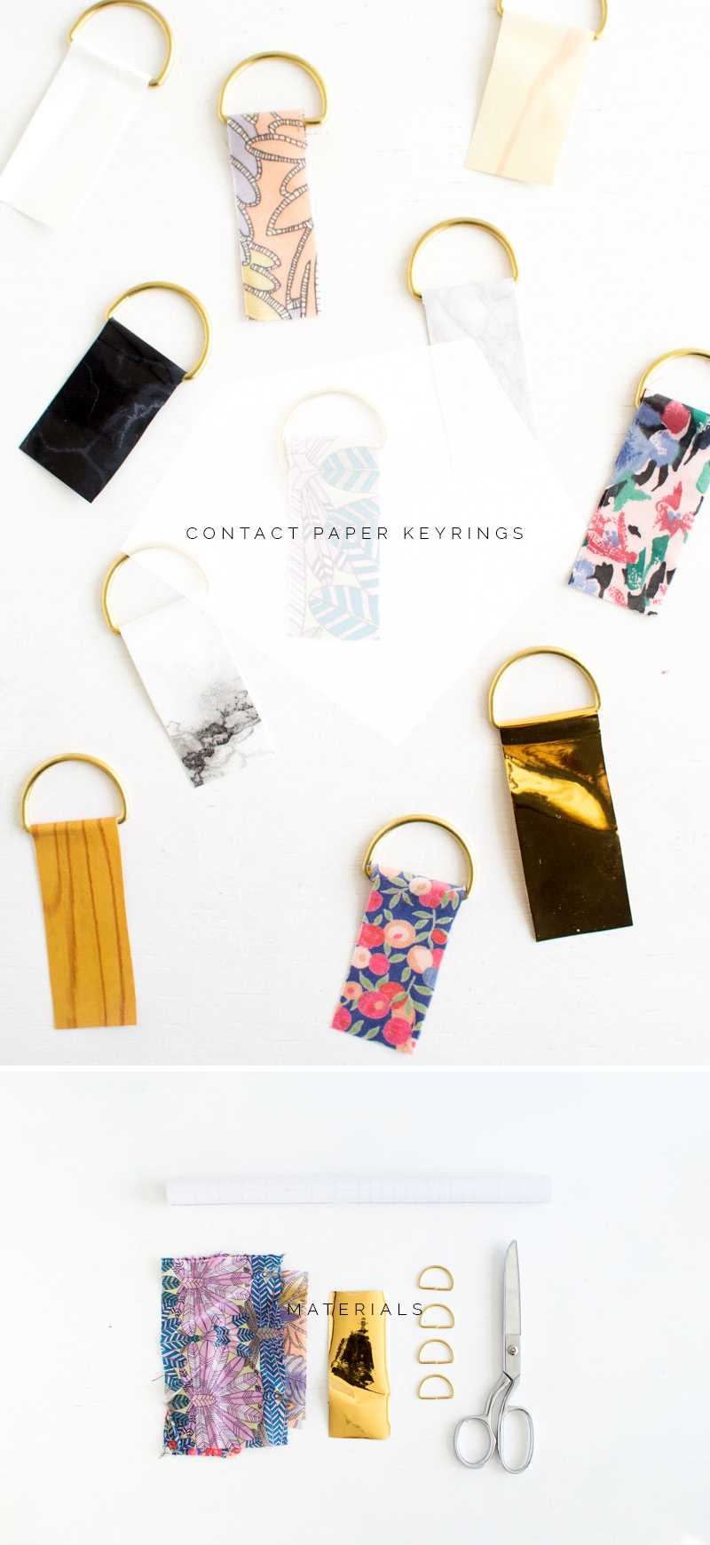 Paper keyring hot sale