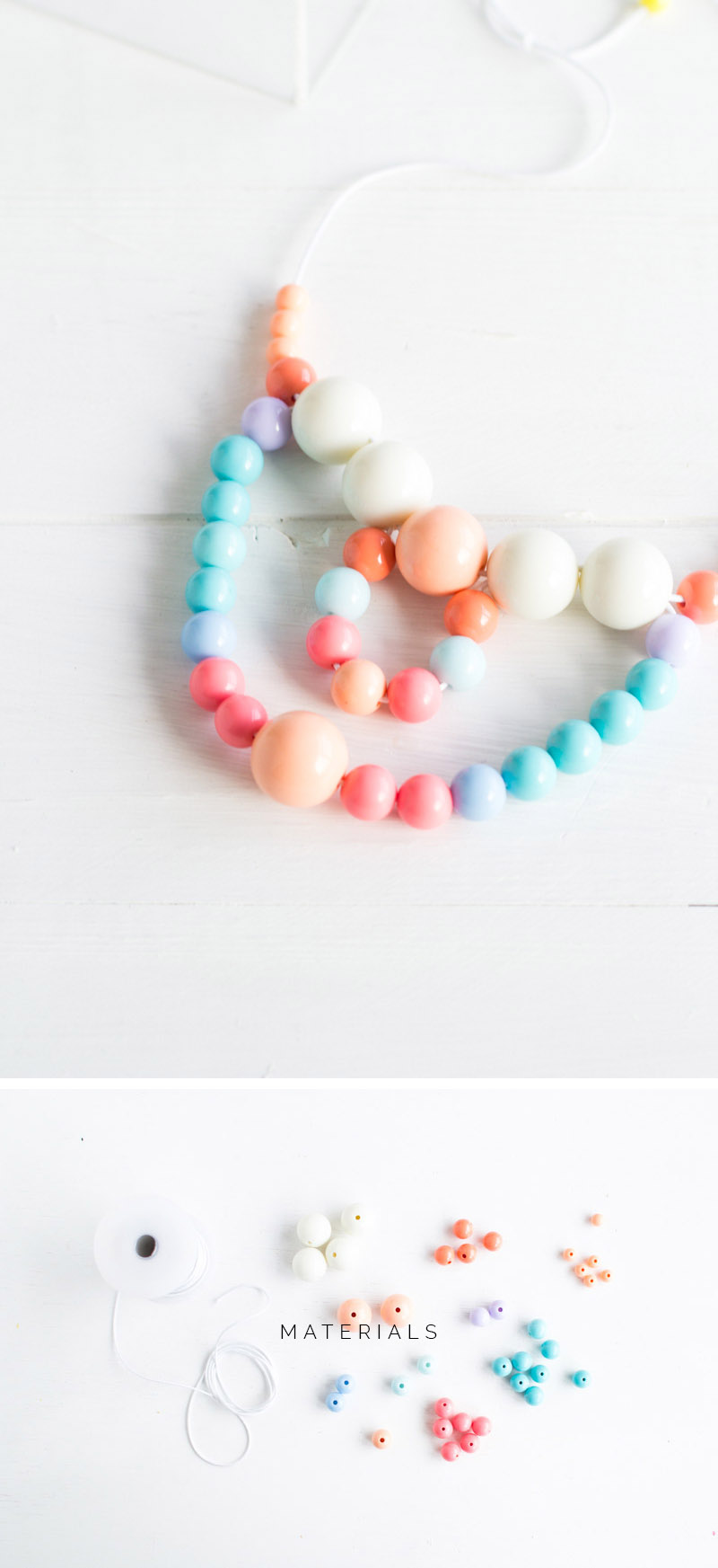 Beaded Necklace tutorial | Fall For DIY materials