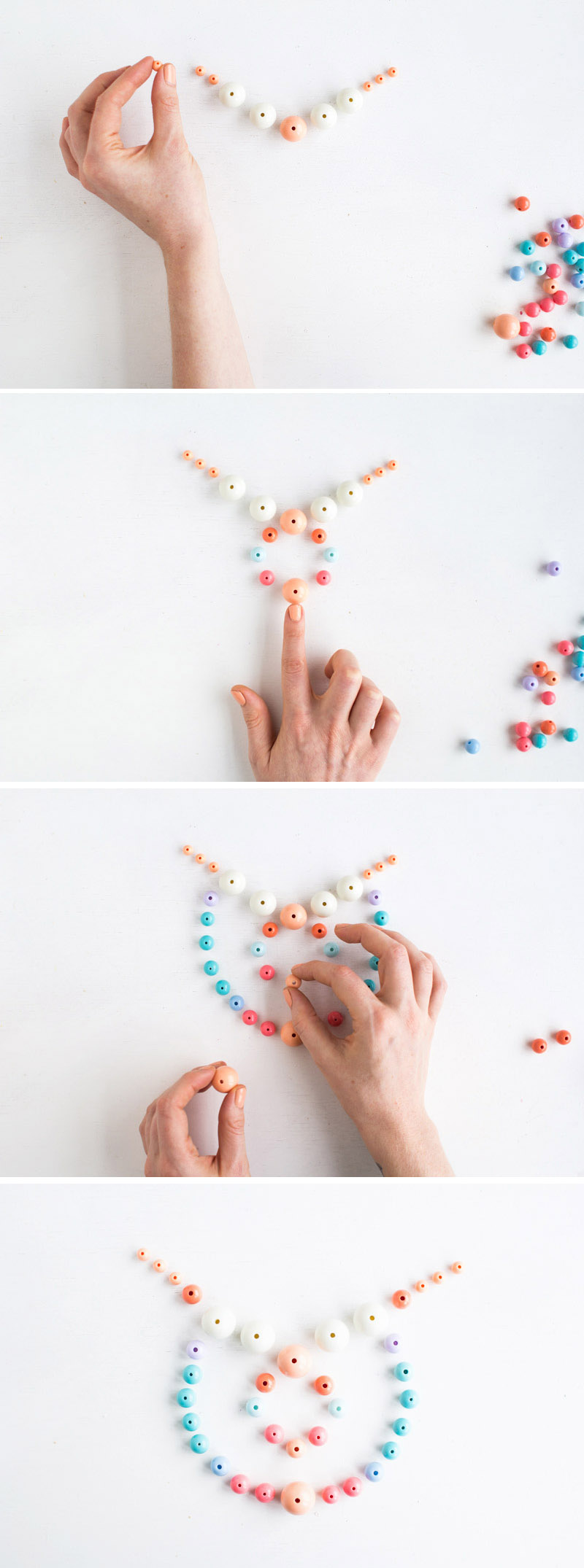 Beaded Necklace tutorial | Fall For DIY