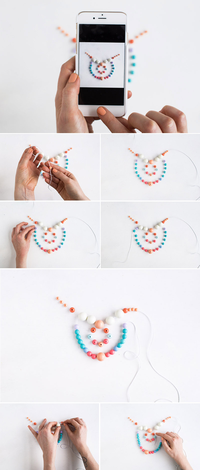 Beaded Necklace tutorial | Fall For DIY 