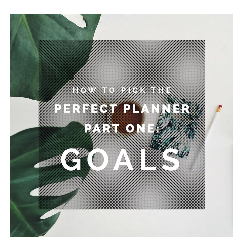 How to Pick the Perfect Planner Part One- Goals | Fall For DIY
