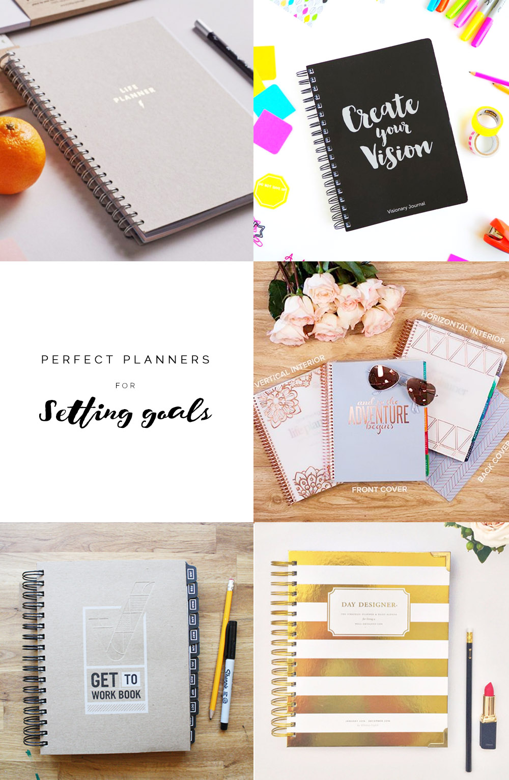 Perfect Planners for setting goals | Fall For DIY
