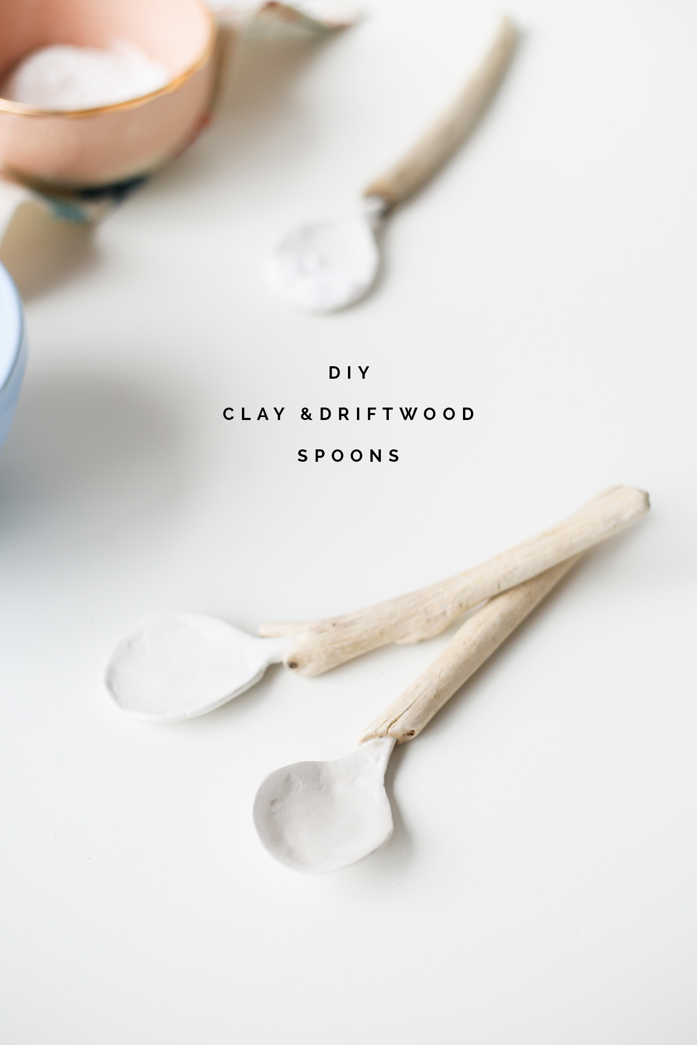 DIY Clay & Driftwood Spoons tutorial | @fallfordiy
