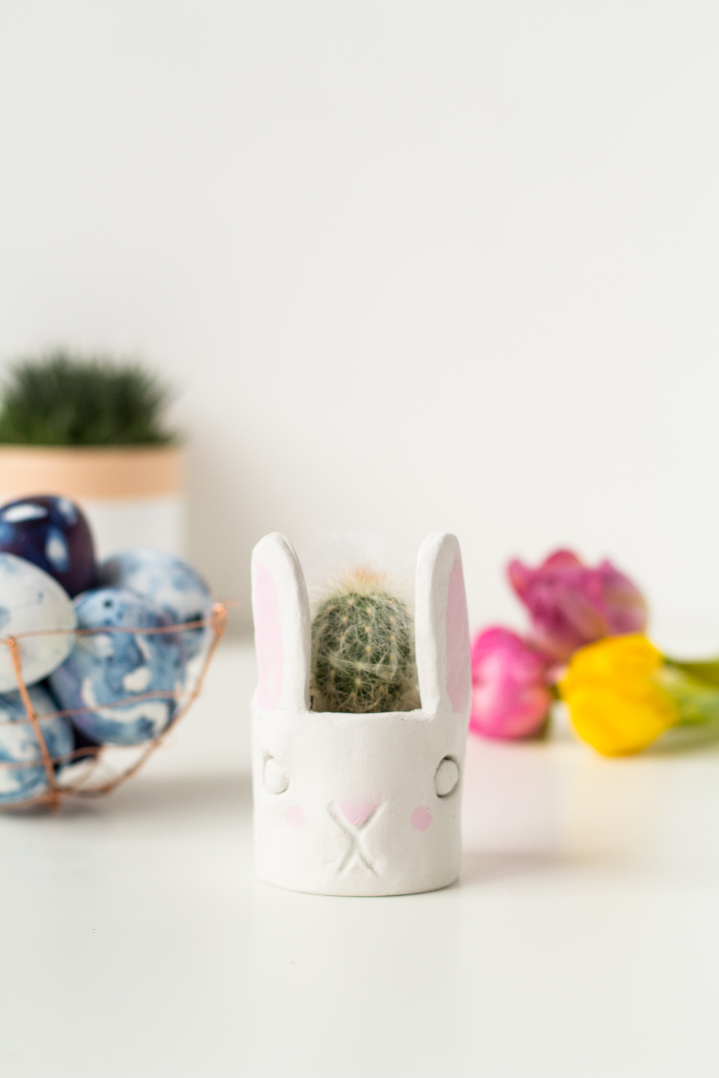 DIY Mini Cacti Bunny Planter | @fallfordiy-20