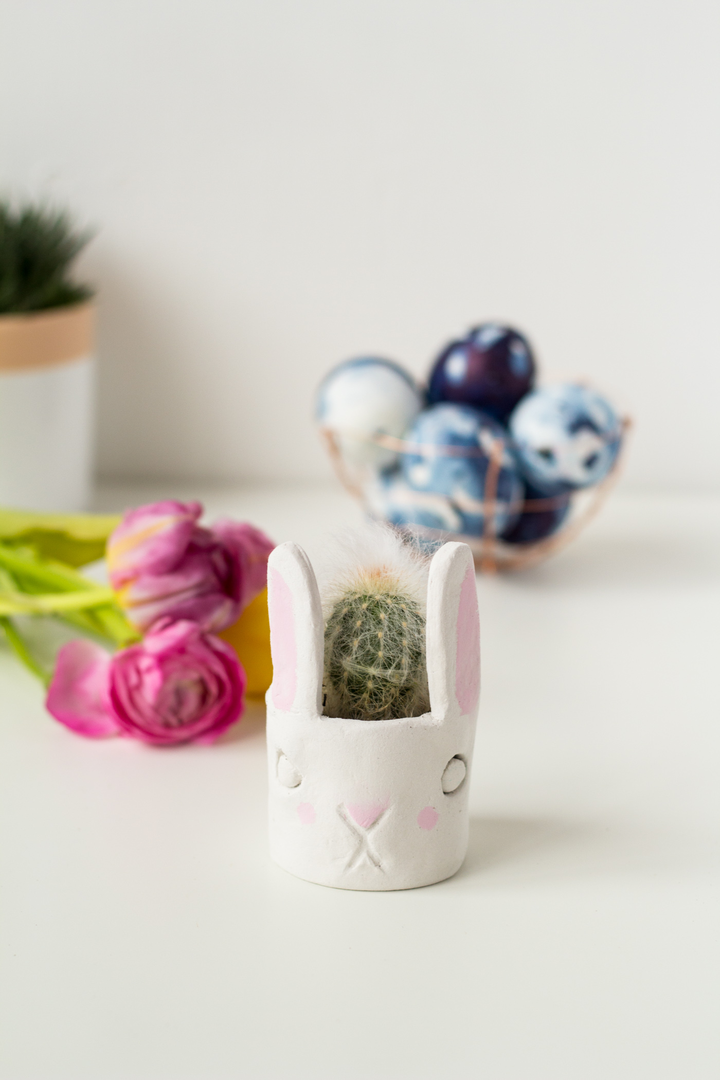 DIY Mini Cacti Bunny Planter | @fallfordiy-29