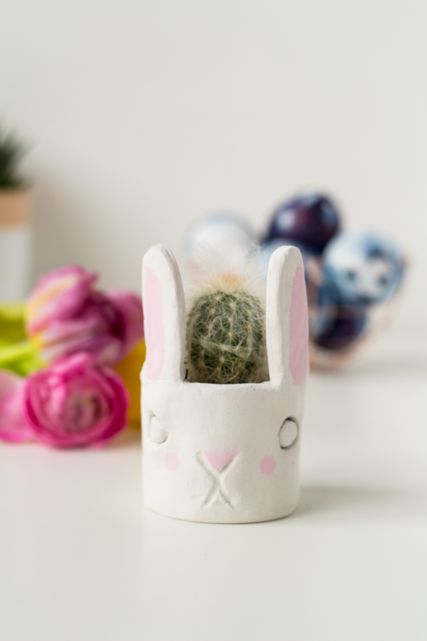 DIY Mini Cacti Bunny Planter | @fallfordiy-30