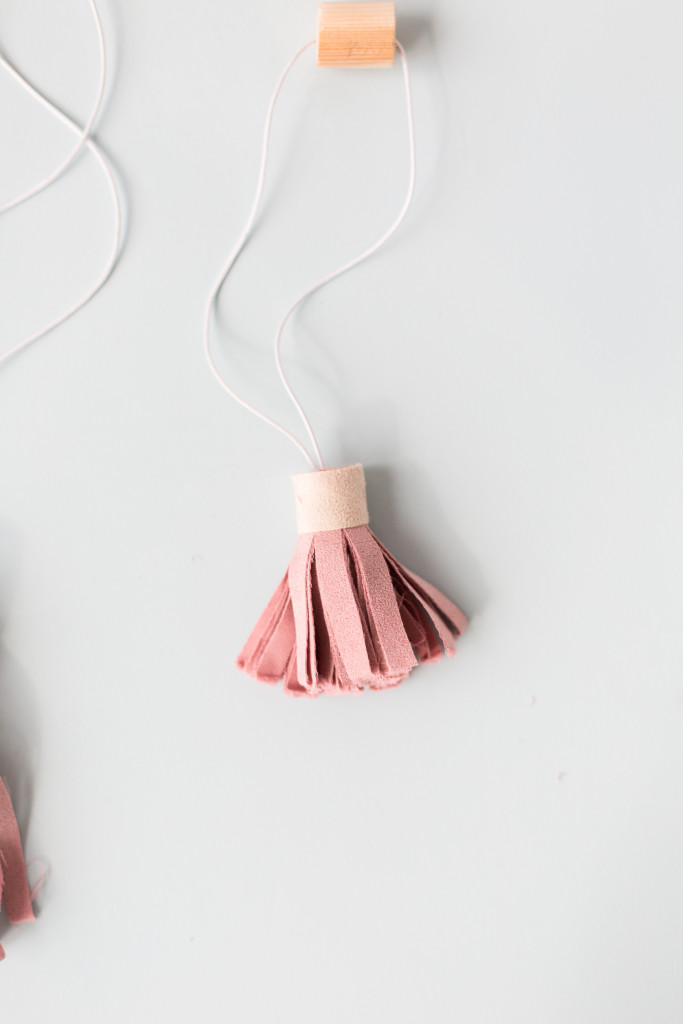 DIY Hanging Suede Tassels Fall For DIY