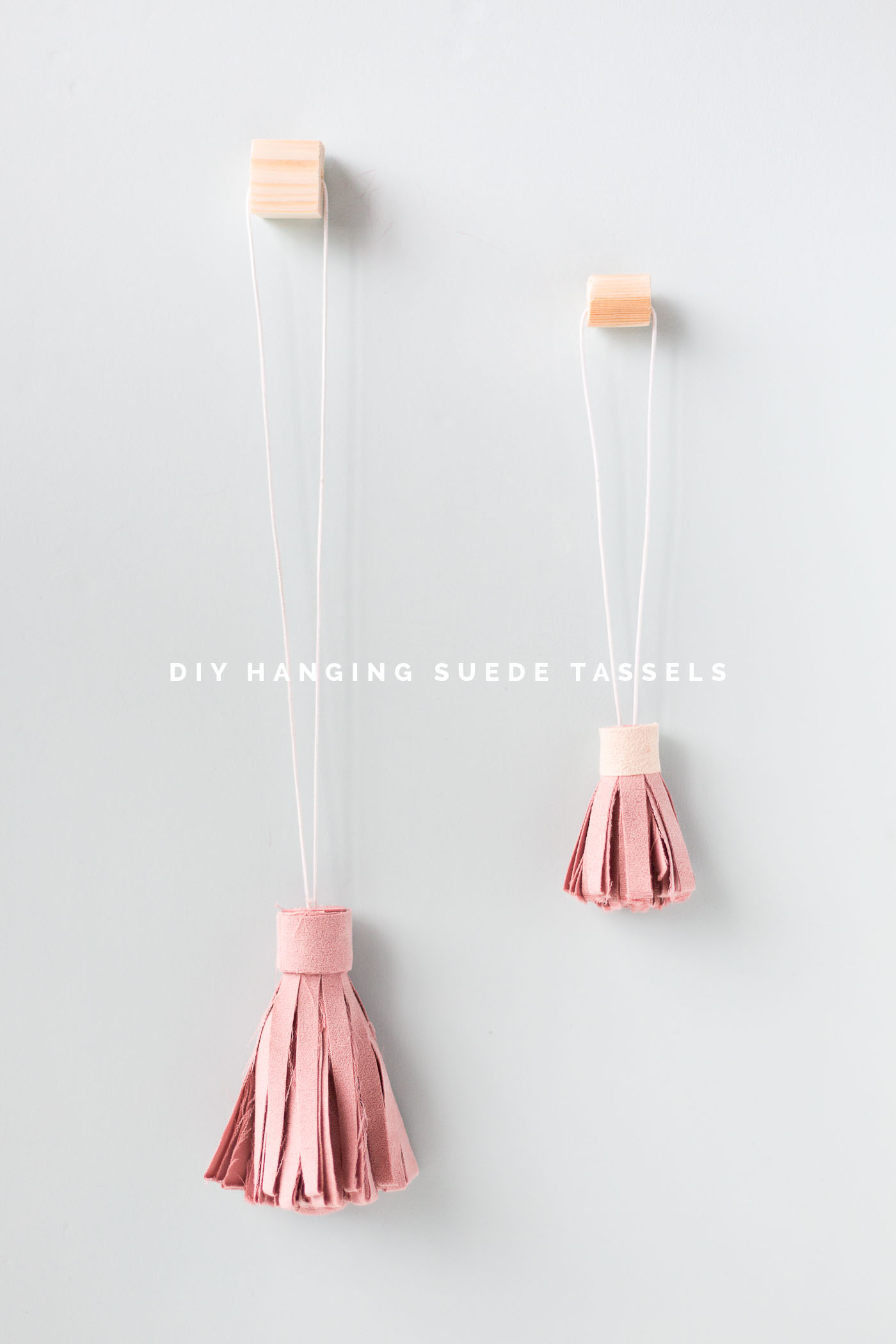 DIY Suede Tassels tutorial | @fallfordiy