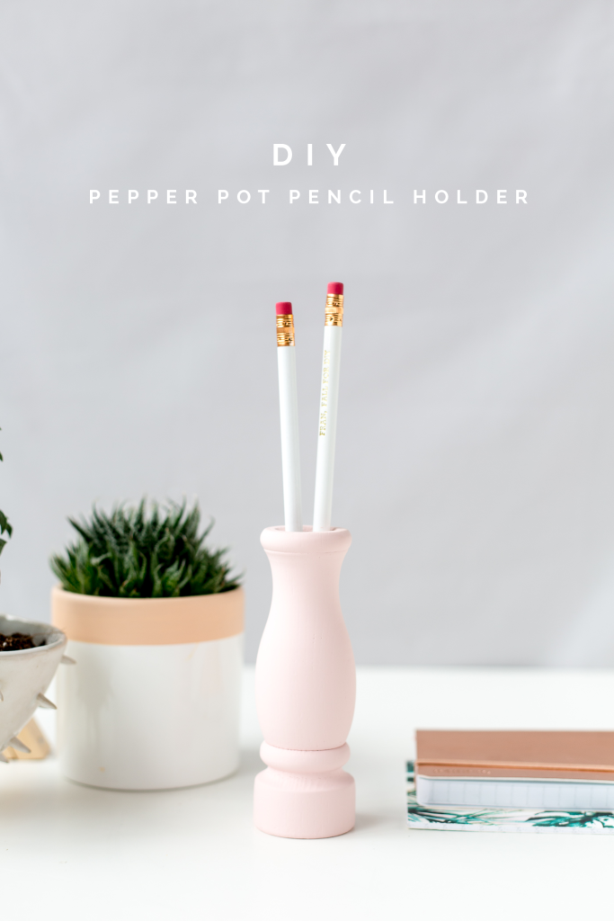 DIY Pepper Pot Pencil Holder Tutorial | @fallfordiy