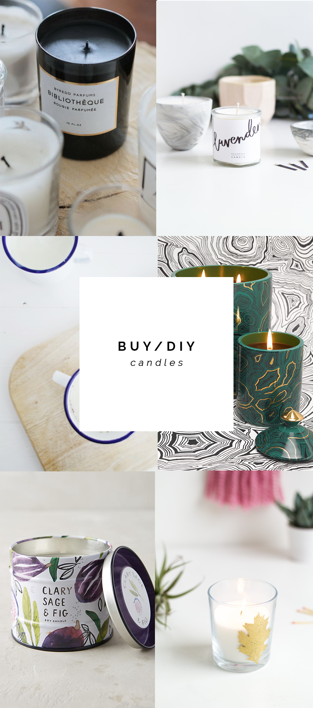 DIY Scented Candle Gifts & Free Printable labels