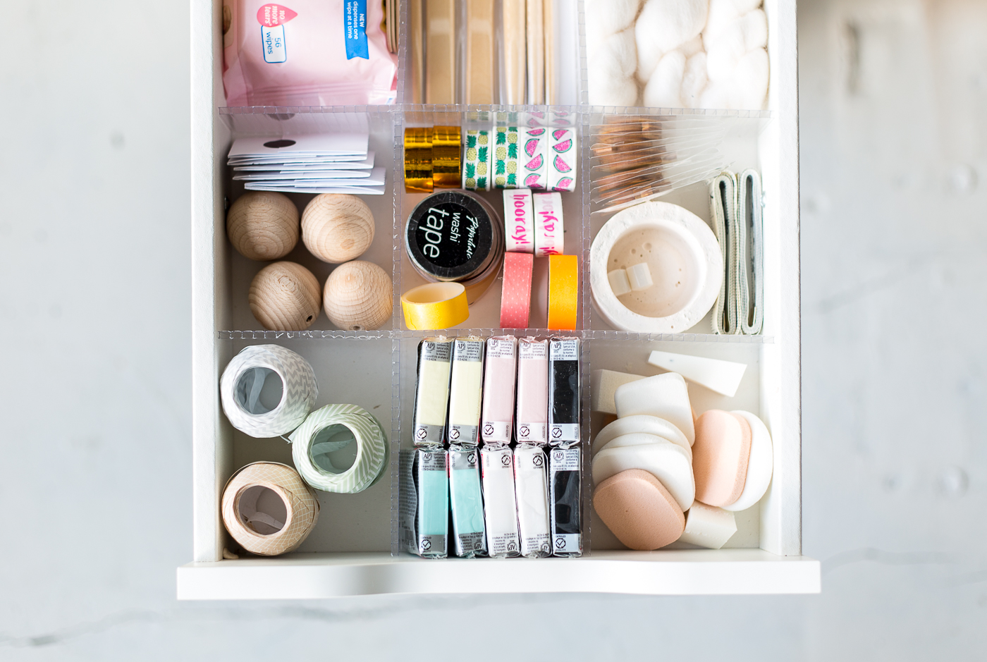 DIY Drawer Dividers to Organise your Craft Supplies