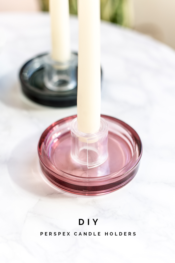 DIY Perspex Candle Holder Tutorial | @fallfordiy