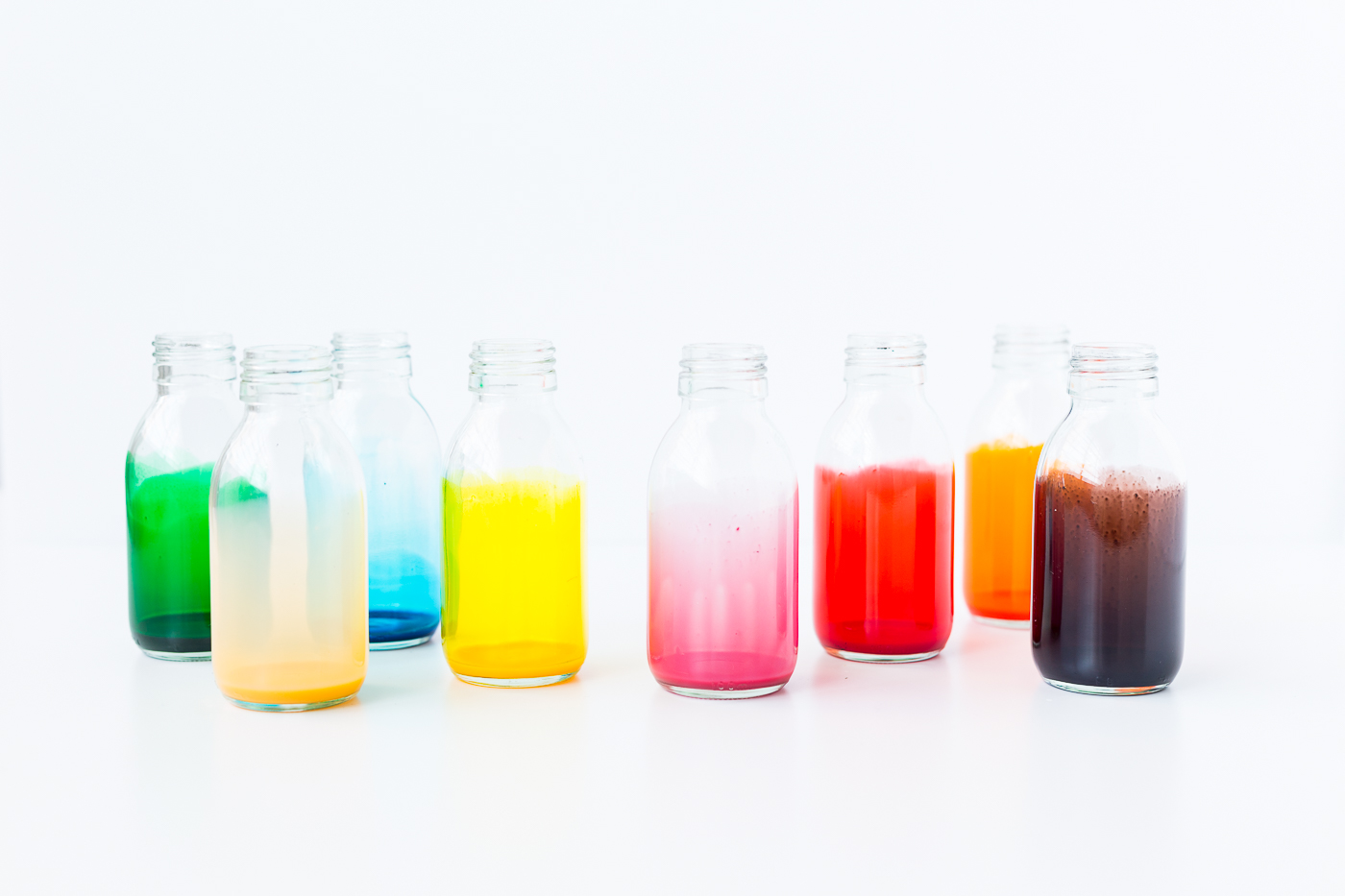 How to Make Color Liquid for Glass Bottles