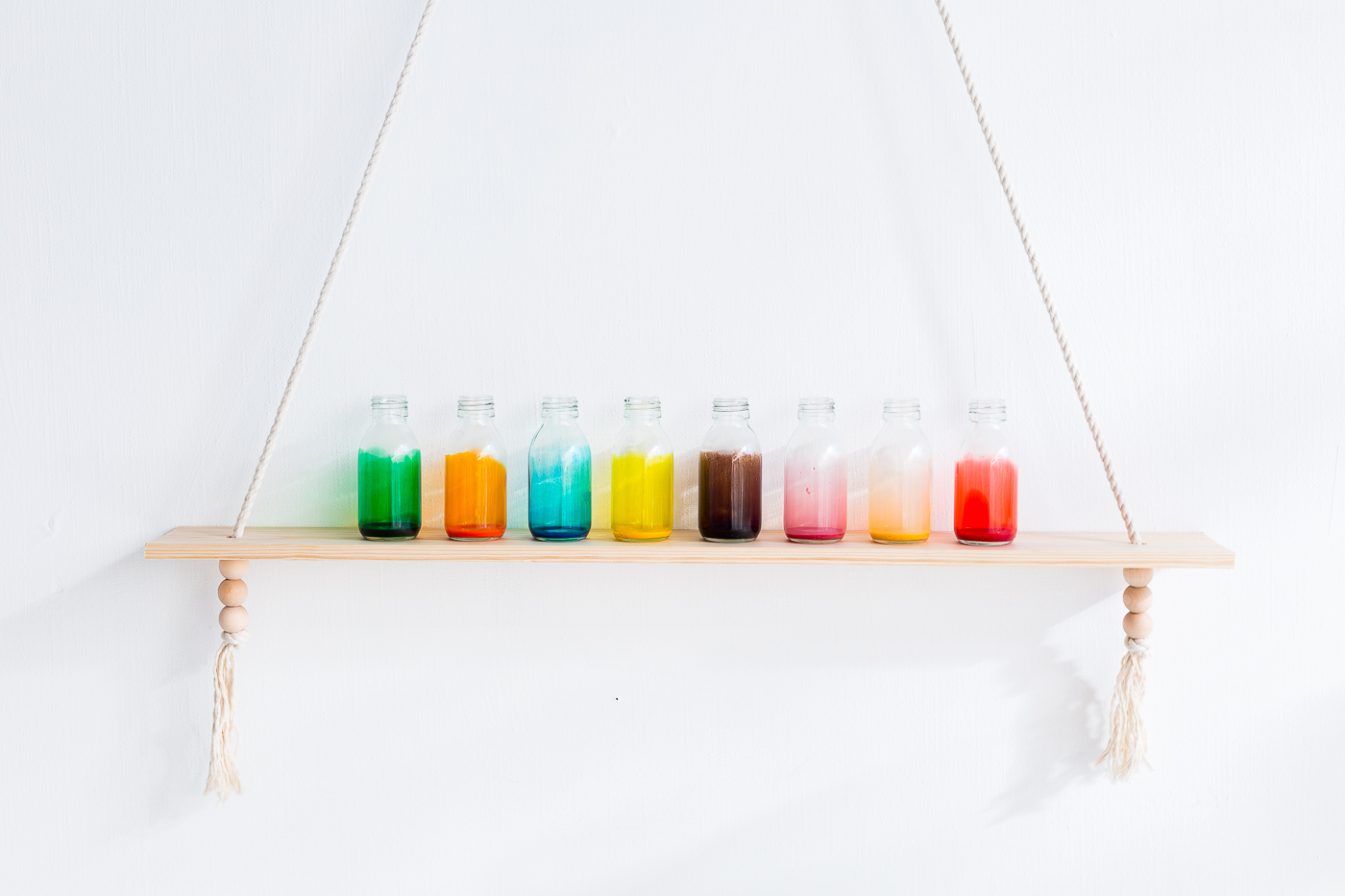 DIY Stained Glass Bottles Tutorial | @fallfordiy