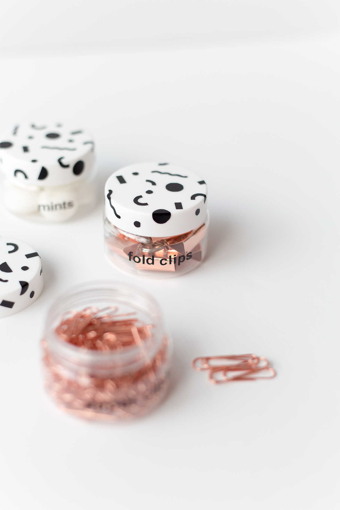 cute sticker patterned storage pots tutorial @fallfordiy