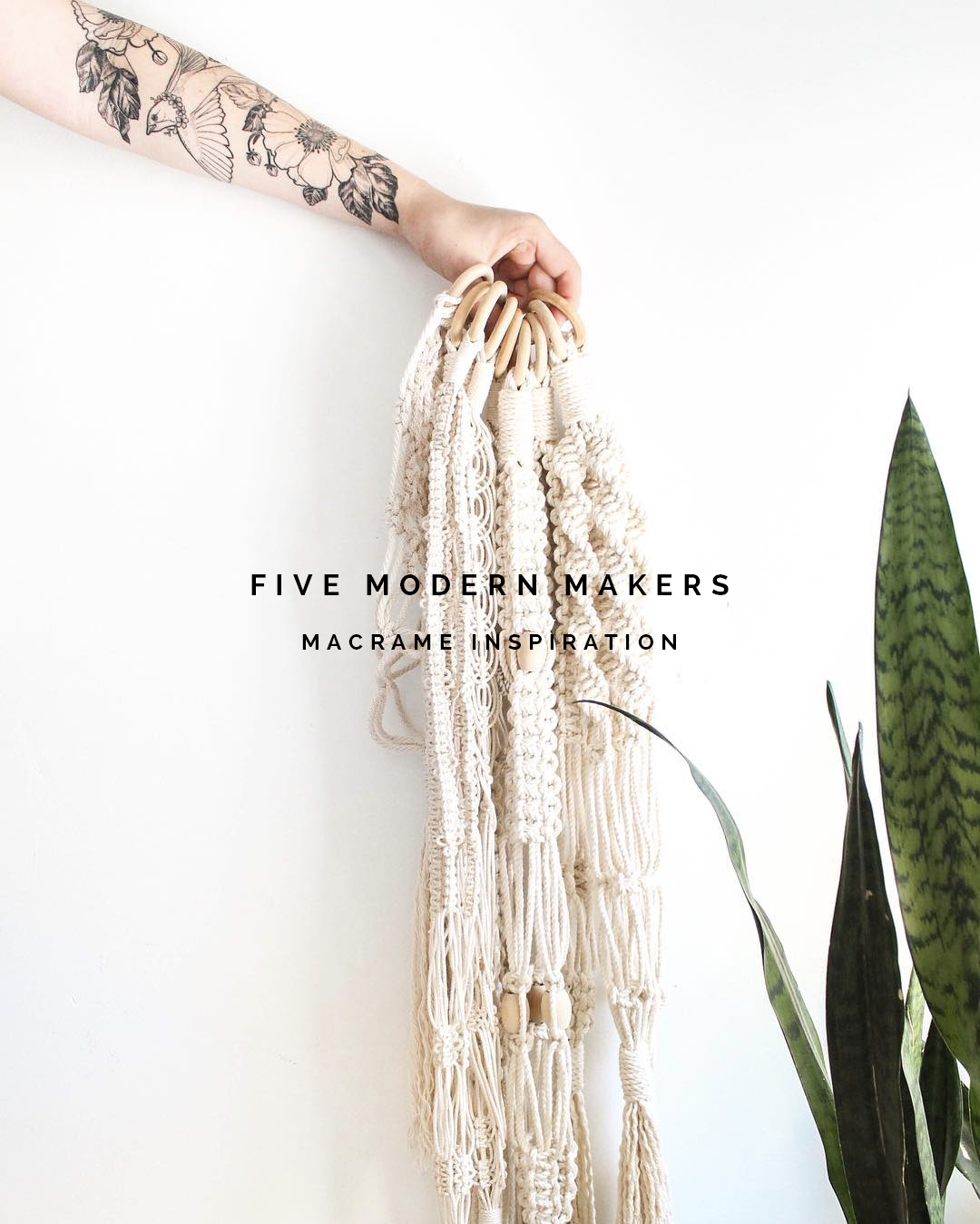 Five Modern Makers - Macrame Inspiration | @fallfordiy