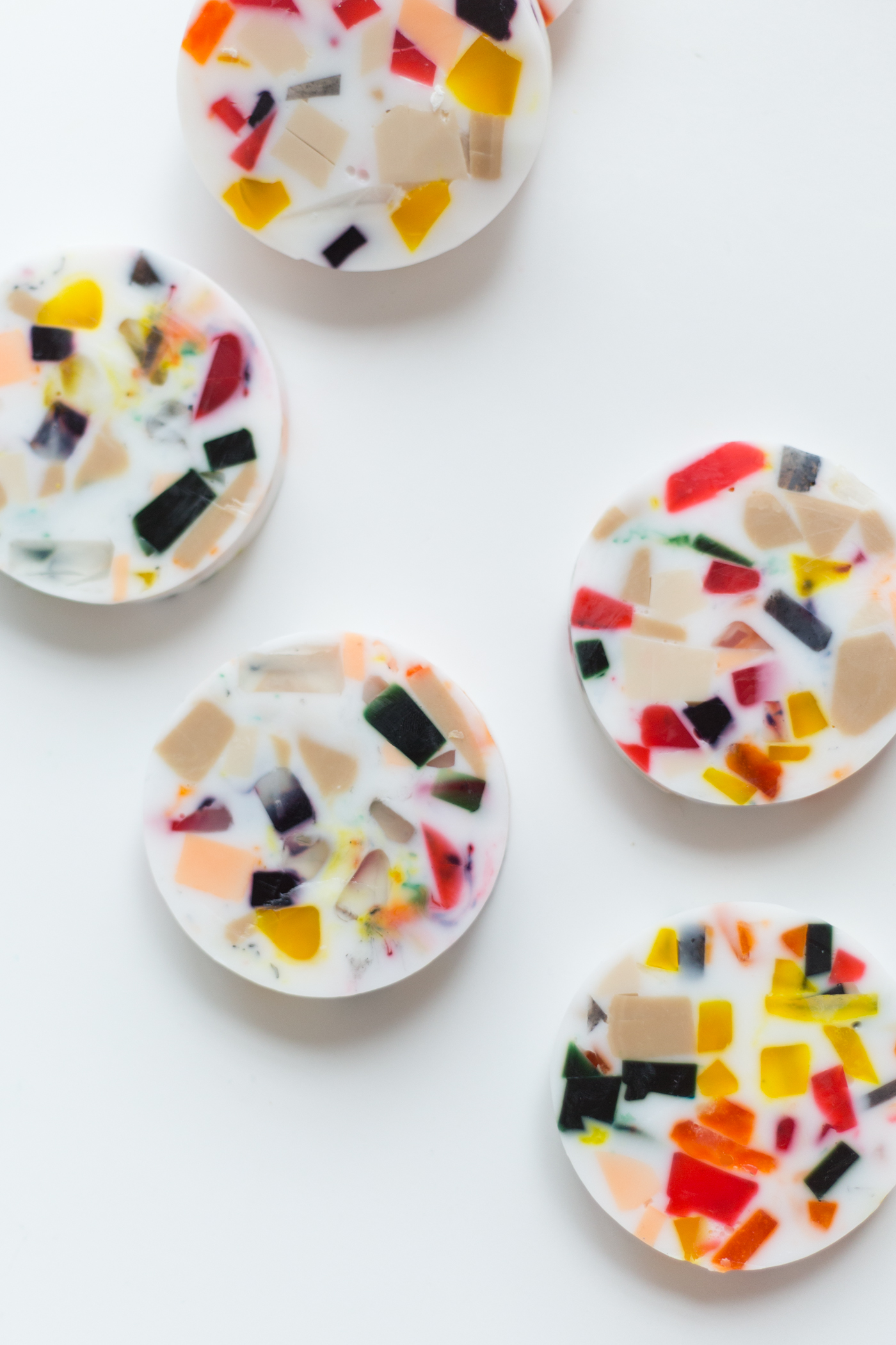 DIY Terrazzo Style Soap Slices | @fallfordiy