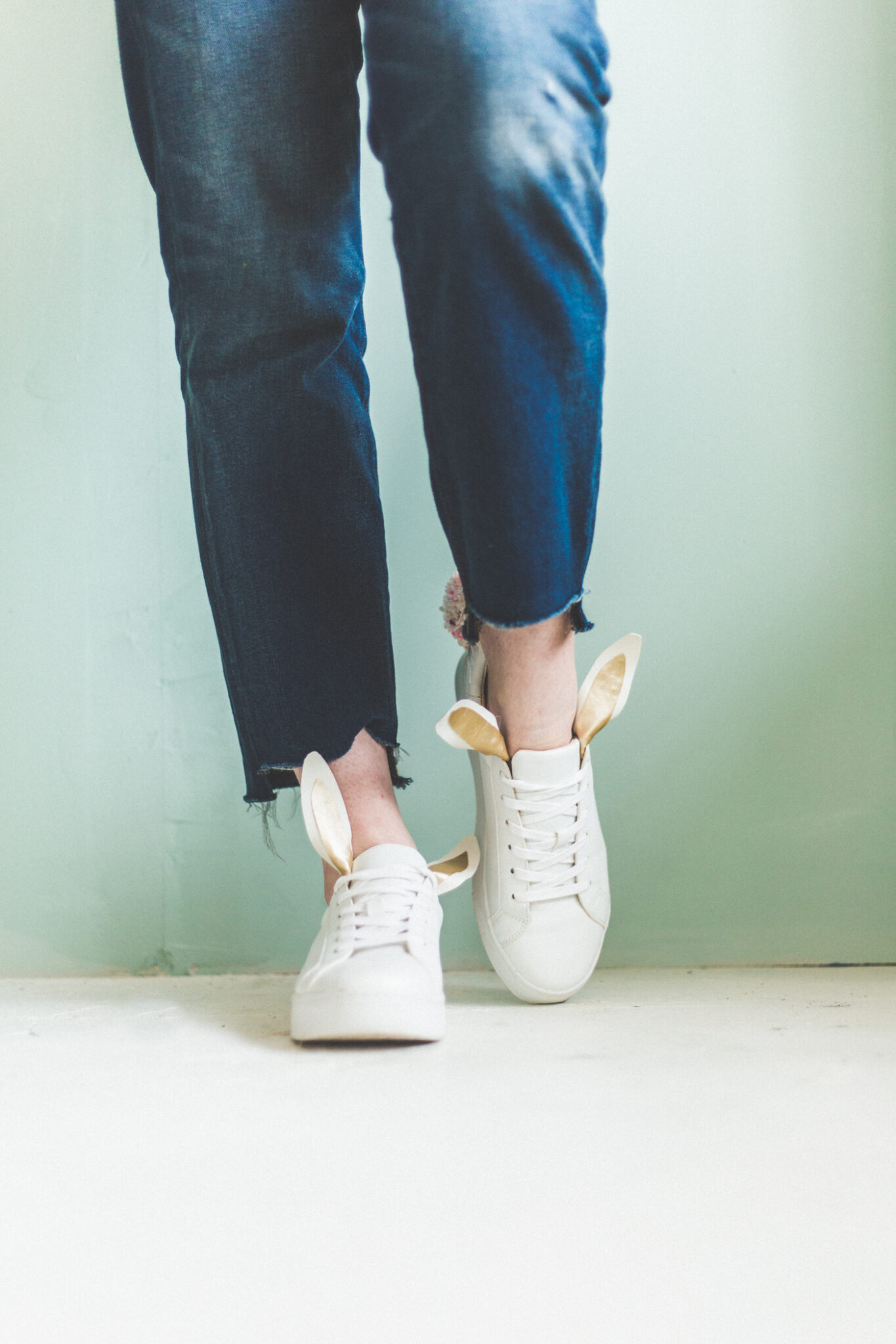 DIY Bunny Sneakers | @fallfordiy