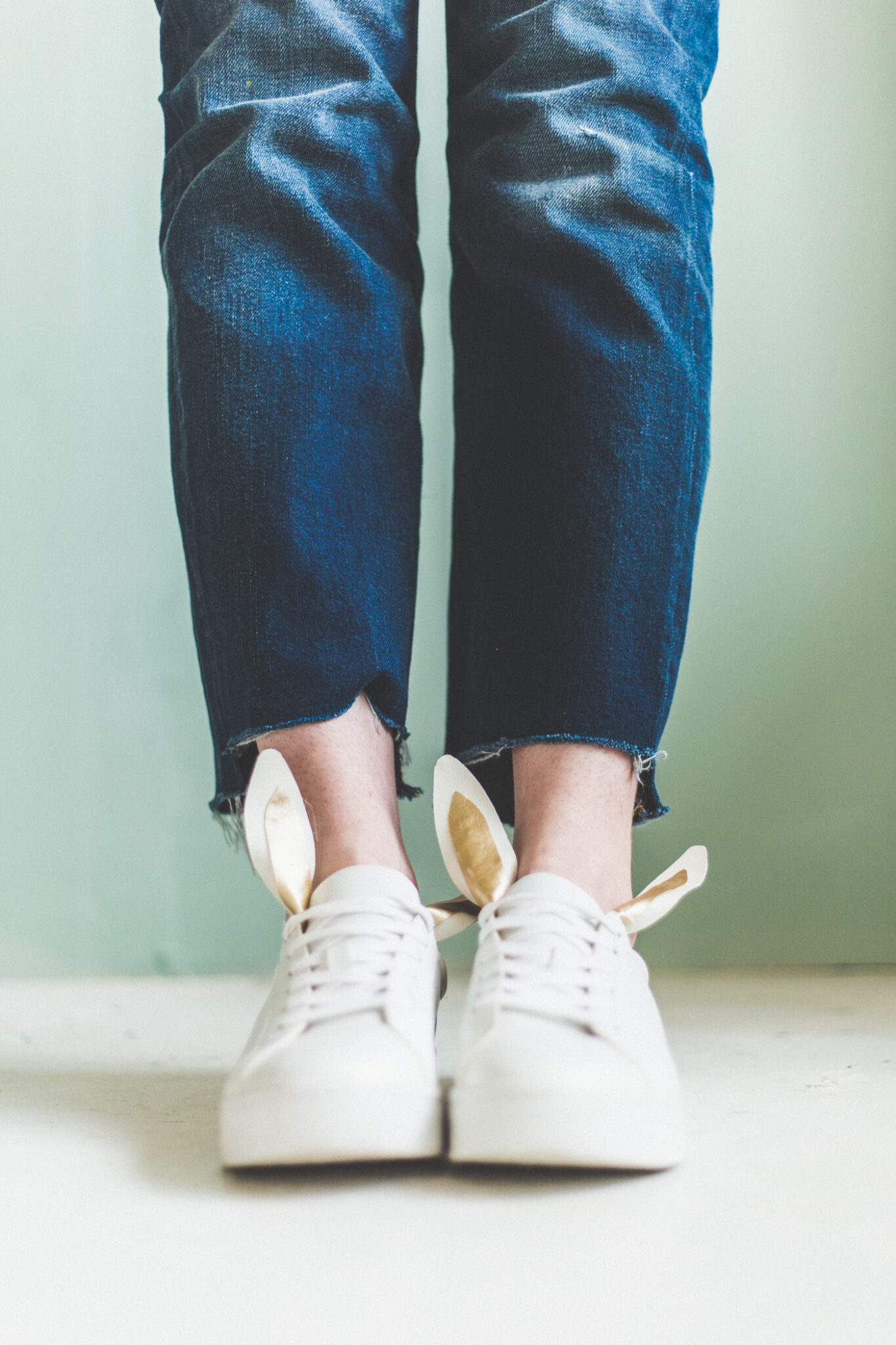 DIY Bunny Sneakers | @fallfordiy