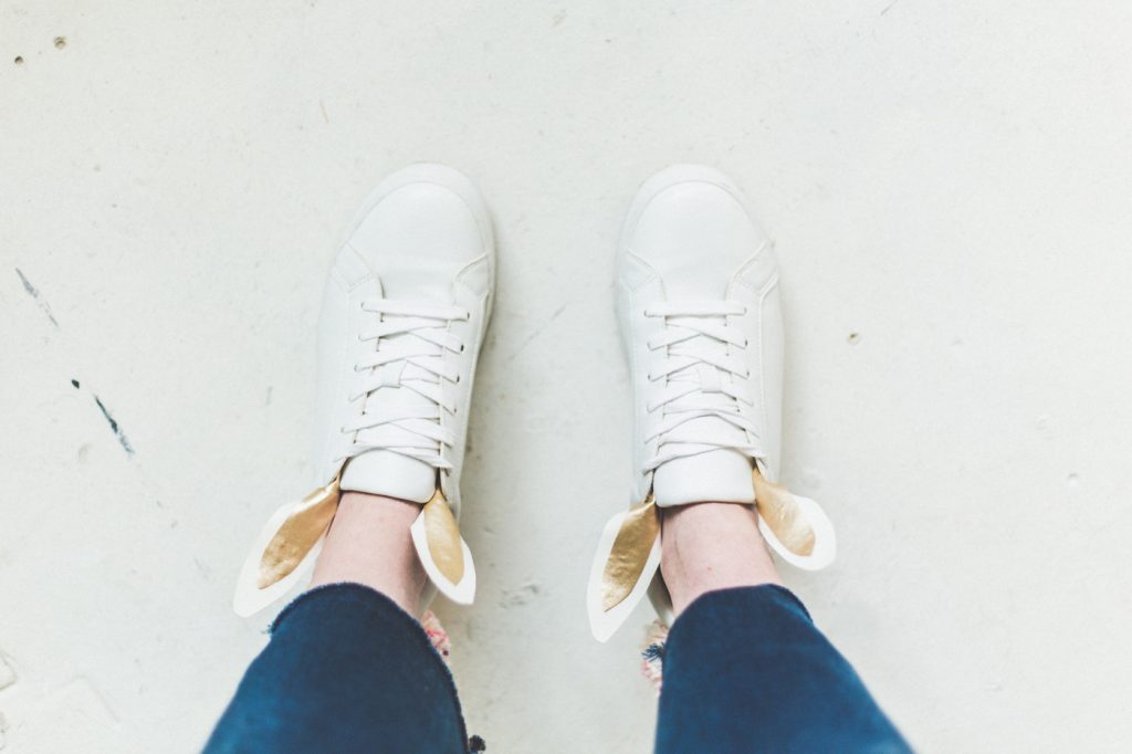 DIY Bunny Sneakers | @fallfordiy