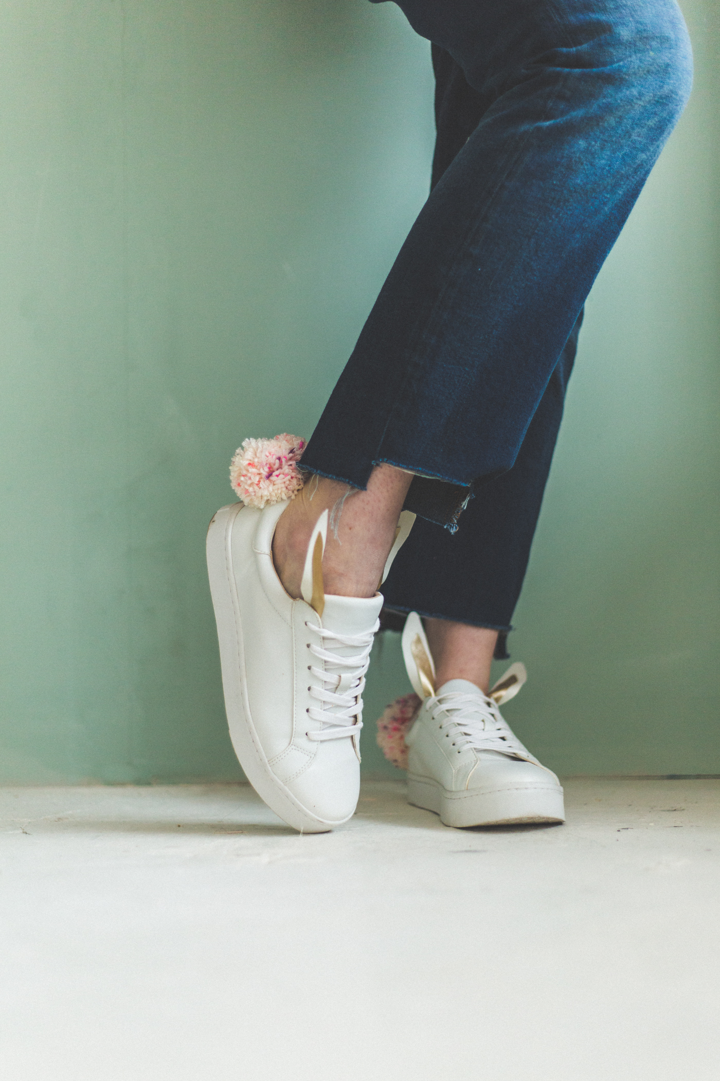 DIY Bunny Sneakers | @fallfordiy