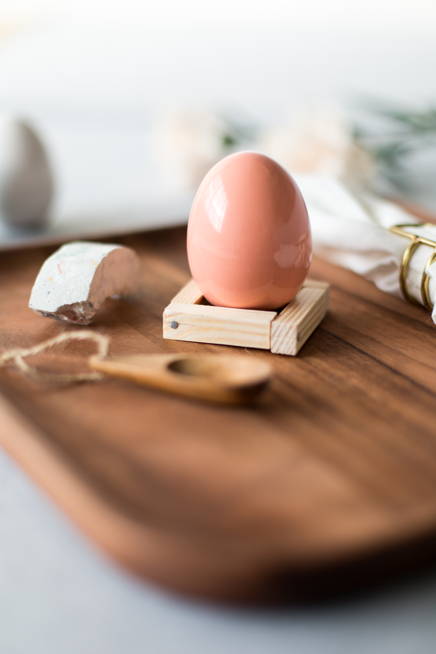 DIY Wood Easter Egg