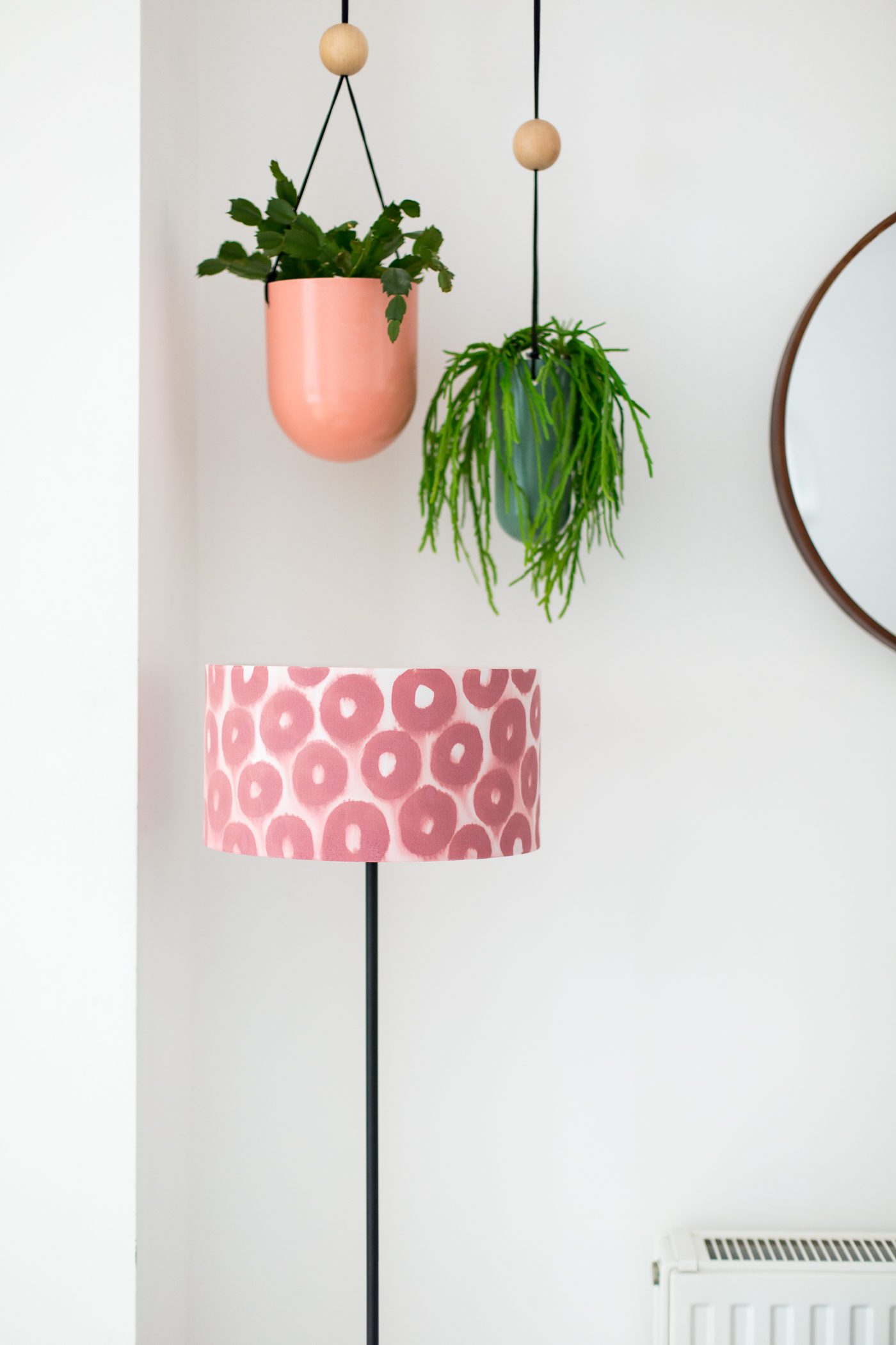 Paint this DIY Print Effect Patterned Lampshade